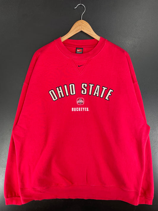 00' NIKE x OHIO STATE BUCKEYES  Size XL Vintage College Sweat-Shirt / F5359S