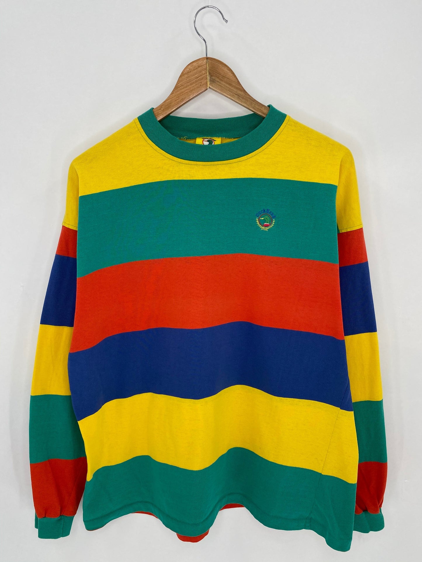 .90’s DUCK HEAD Made in USA Size L Vintage Long Sleeve T-shirt / F466T