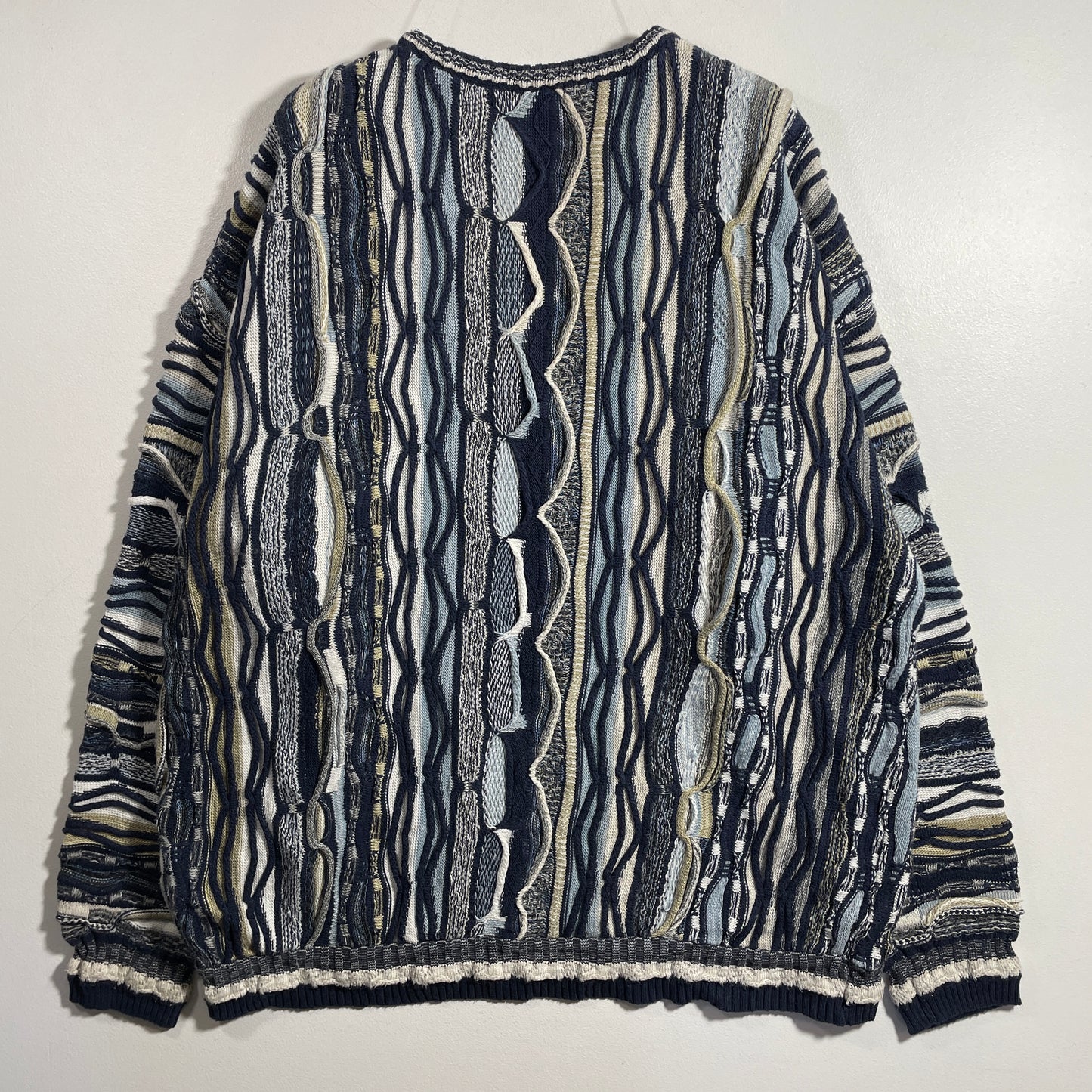 (XXL) Vintage 3D COOGI-Style Knit Sweater / A1143K