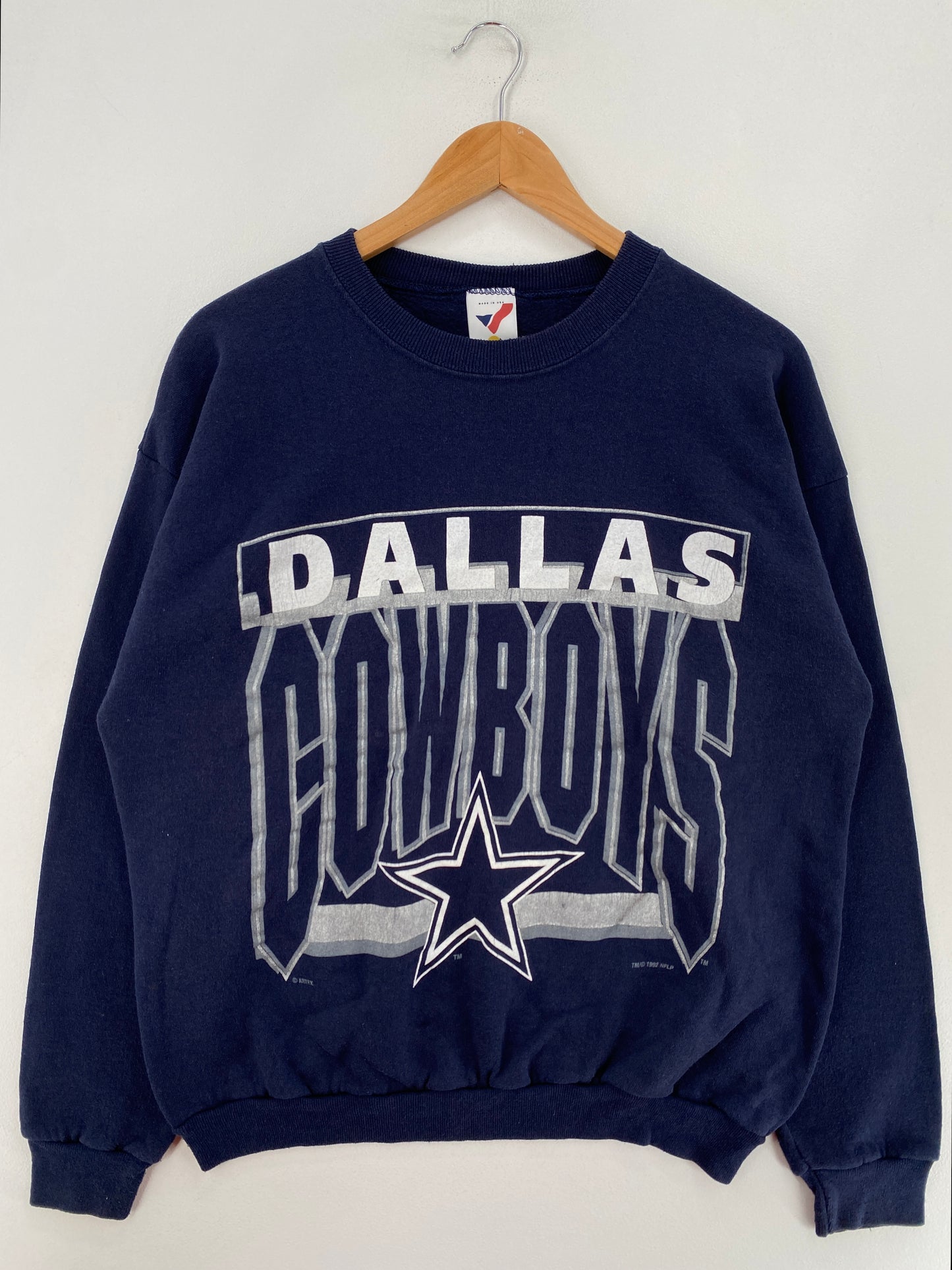 1992 DALLAS COWBOYS Made in USA Size XL Vintage NFL Sweat-Shirt / G3664S