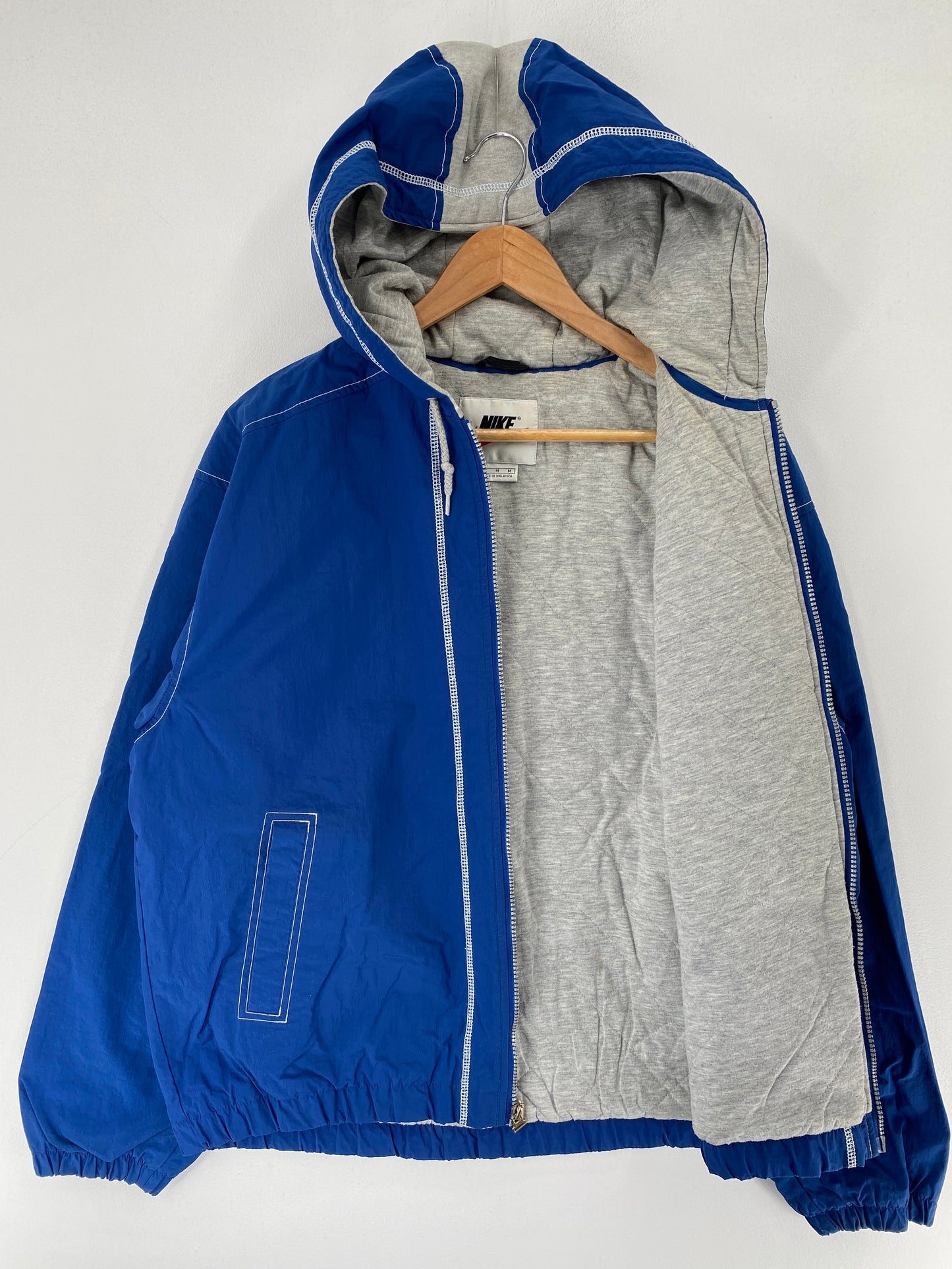 90's NIKE Size M Vintage Nylon Padded Zip-up Jacket / G5899N