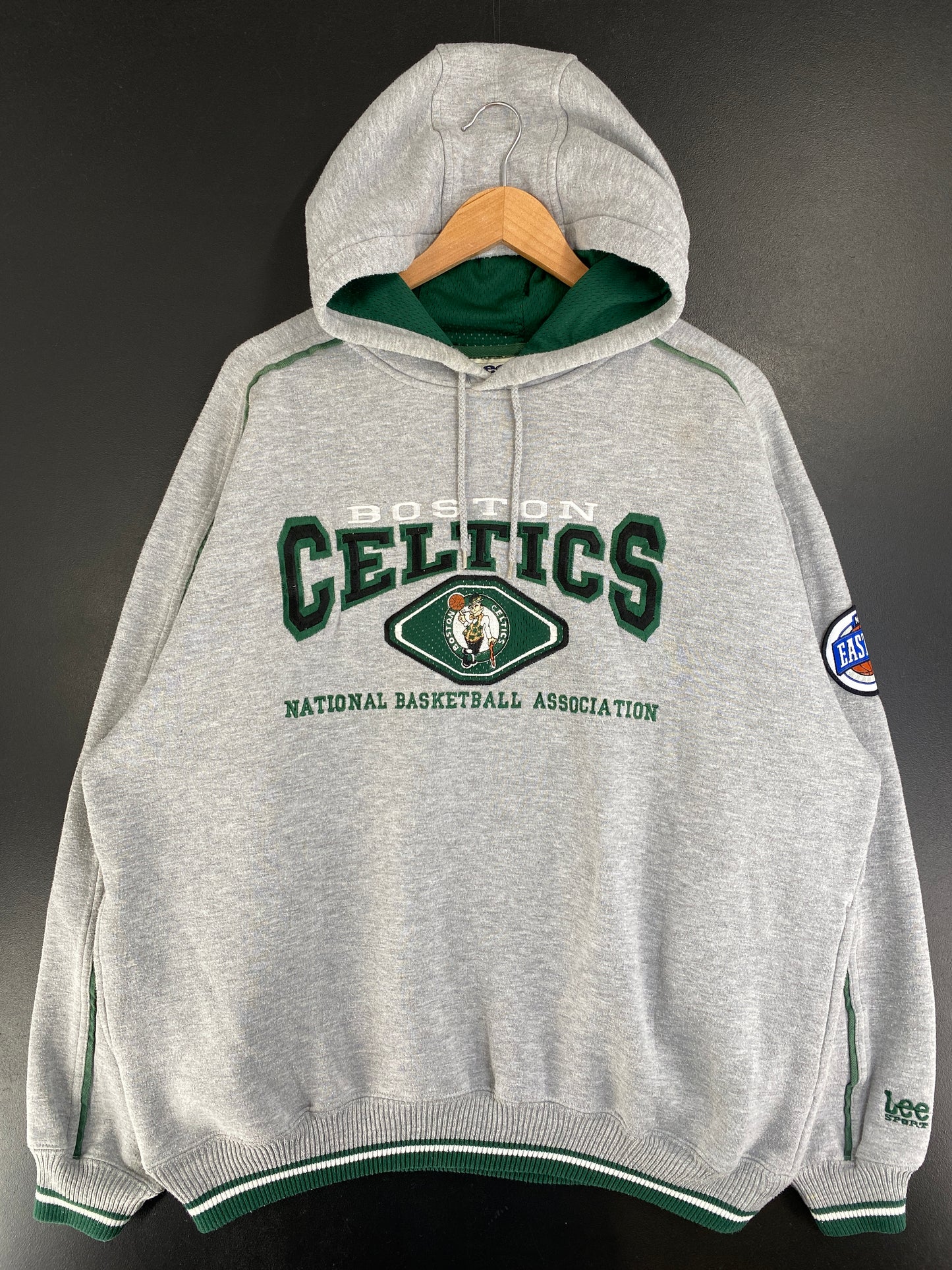 90’s BOSTON CELTICS Size L Vintage NBA Hoodie Sweat-Shirt / G3028S