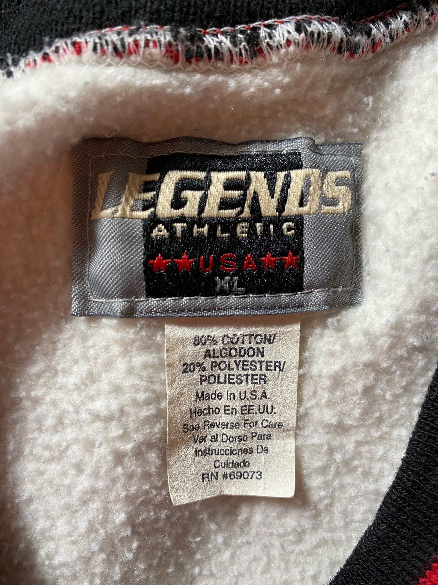 90's DETROIT RED WINGS Made in USA Size XL Vintage NHL Sweat-Shirt / F9198S