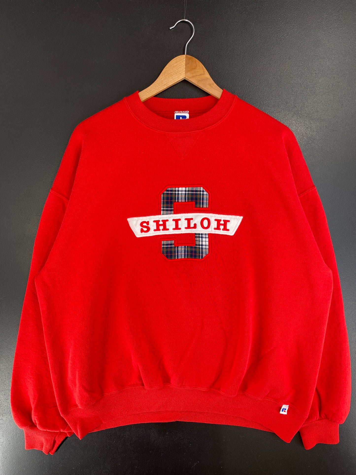 90's RUSSELL x SHILOH Made in USA Size XL Vintage College Sweat-shirt / G7054S