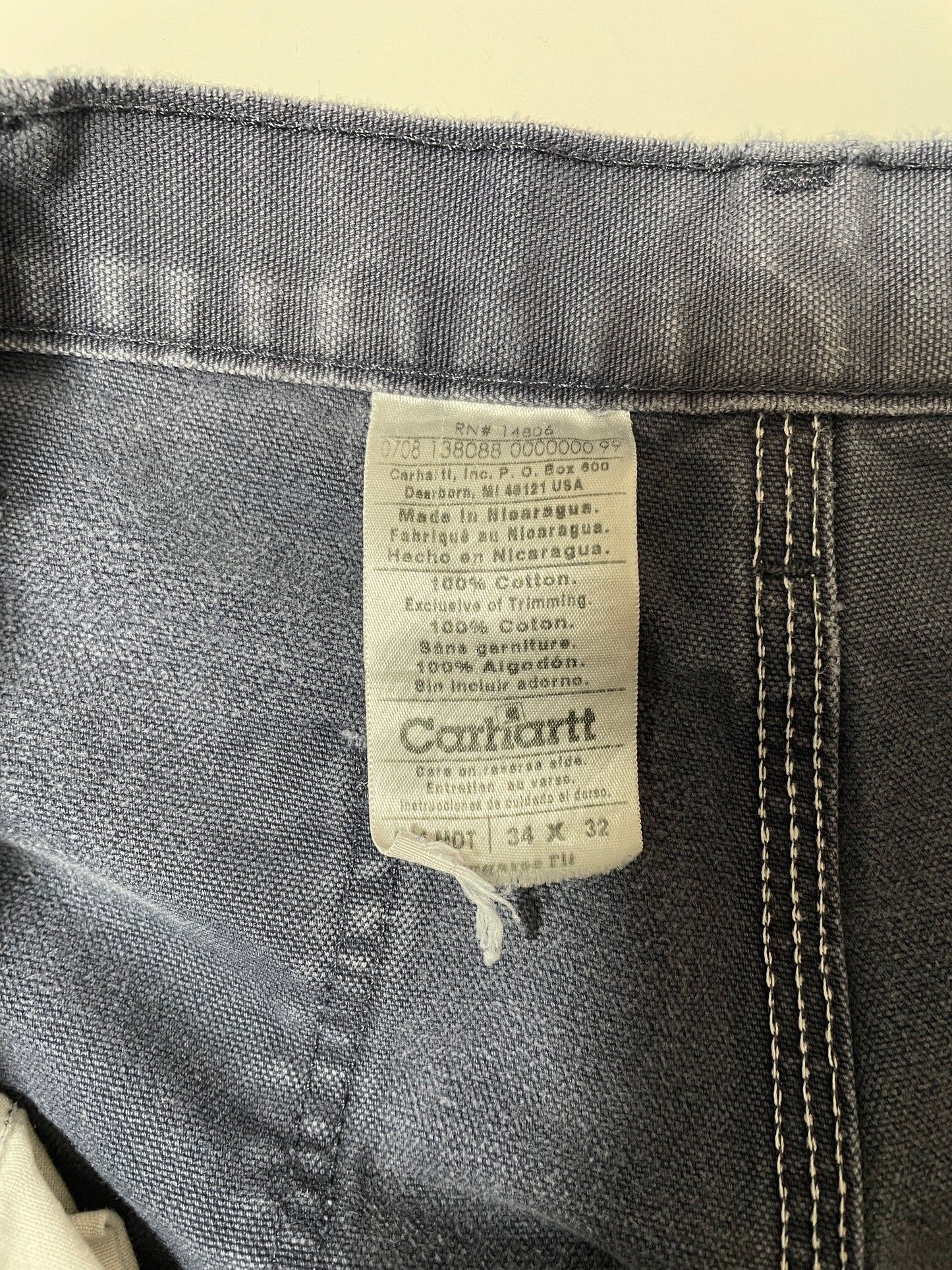 (W33xL30) Vintage CARHARTT Duck Pants / A1158P