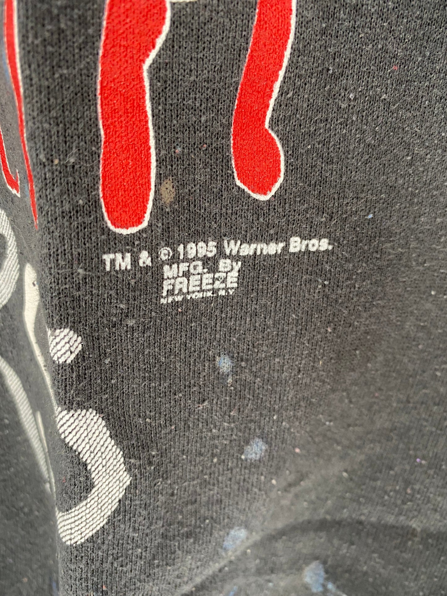 1995 LOONEY TUNES TAZ Made in USA Size L Vintage Sweat-shirt / F7212S