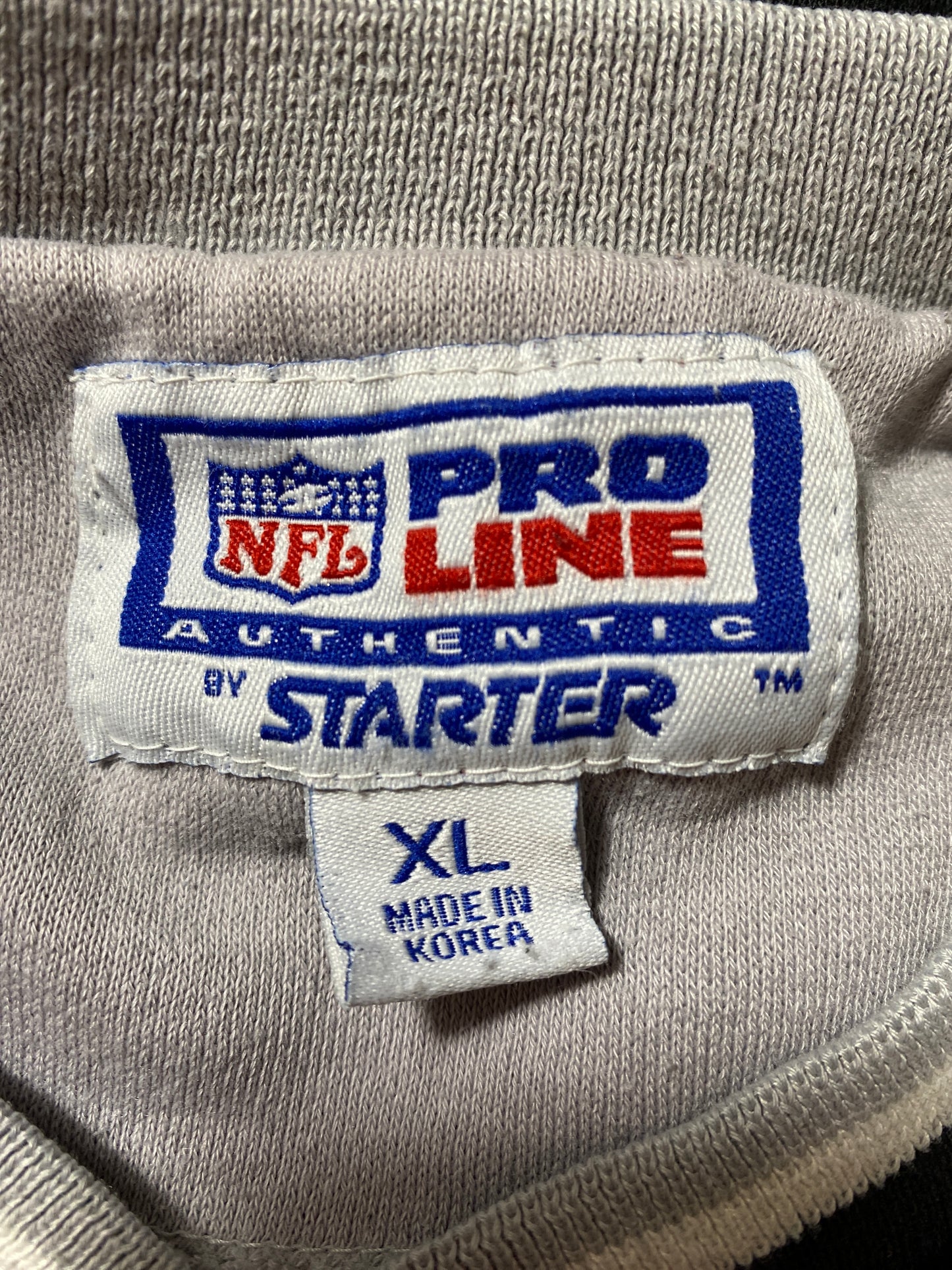 90’s RAIDERS x STARTER Size L Vintage NFL Sweat-Shirt / G739S