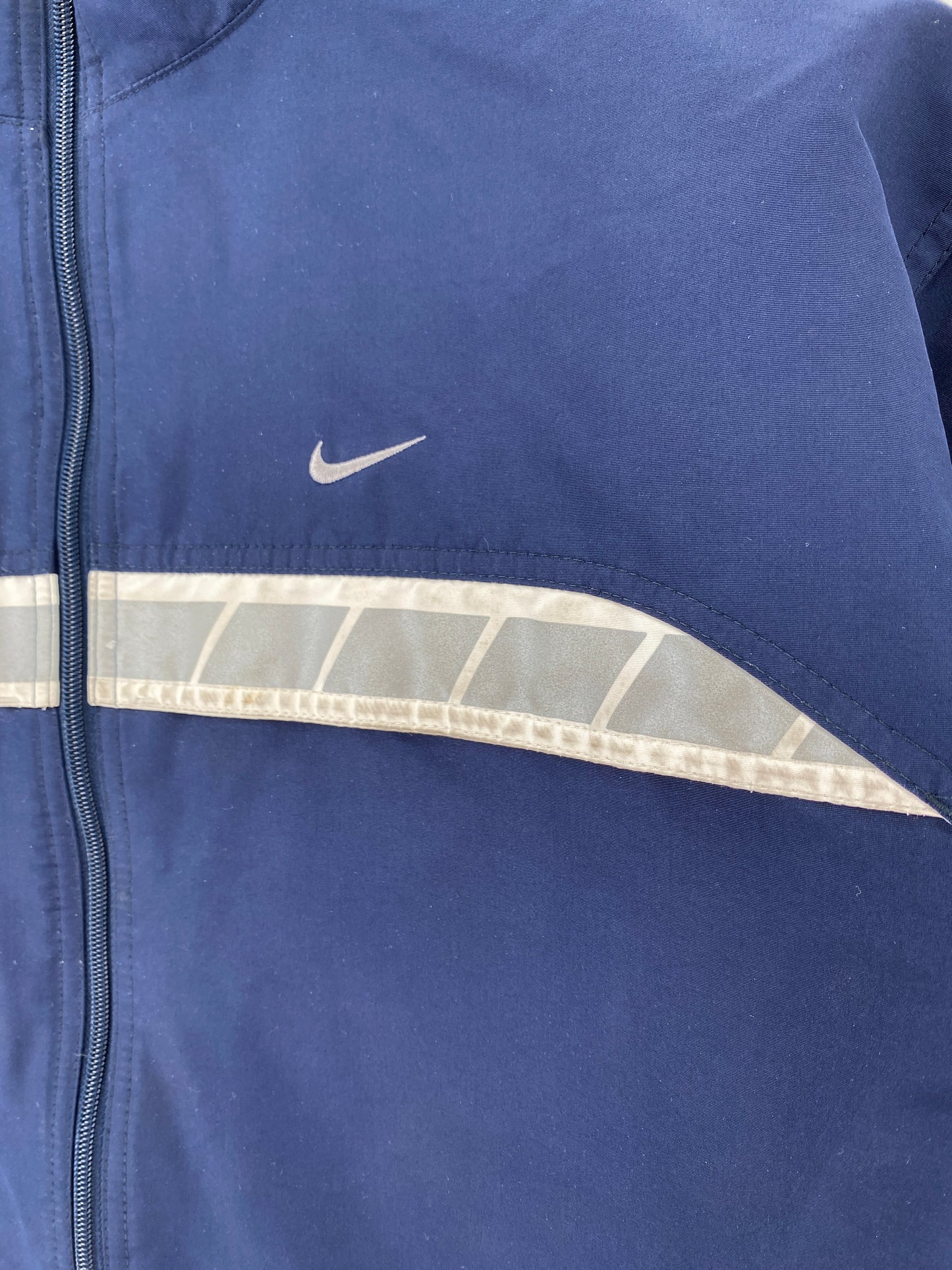 00' NIKE Size XL Vintage Nylon padded Zip-Up Jacket / G5900N
