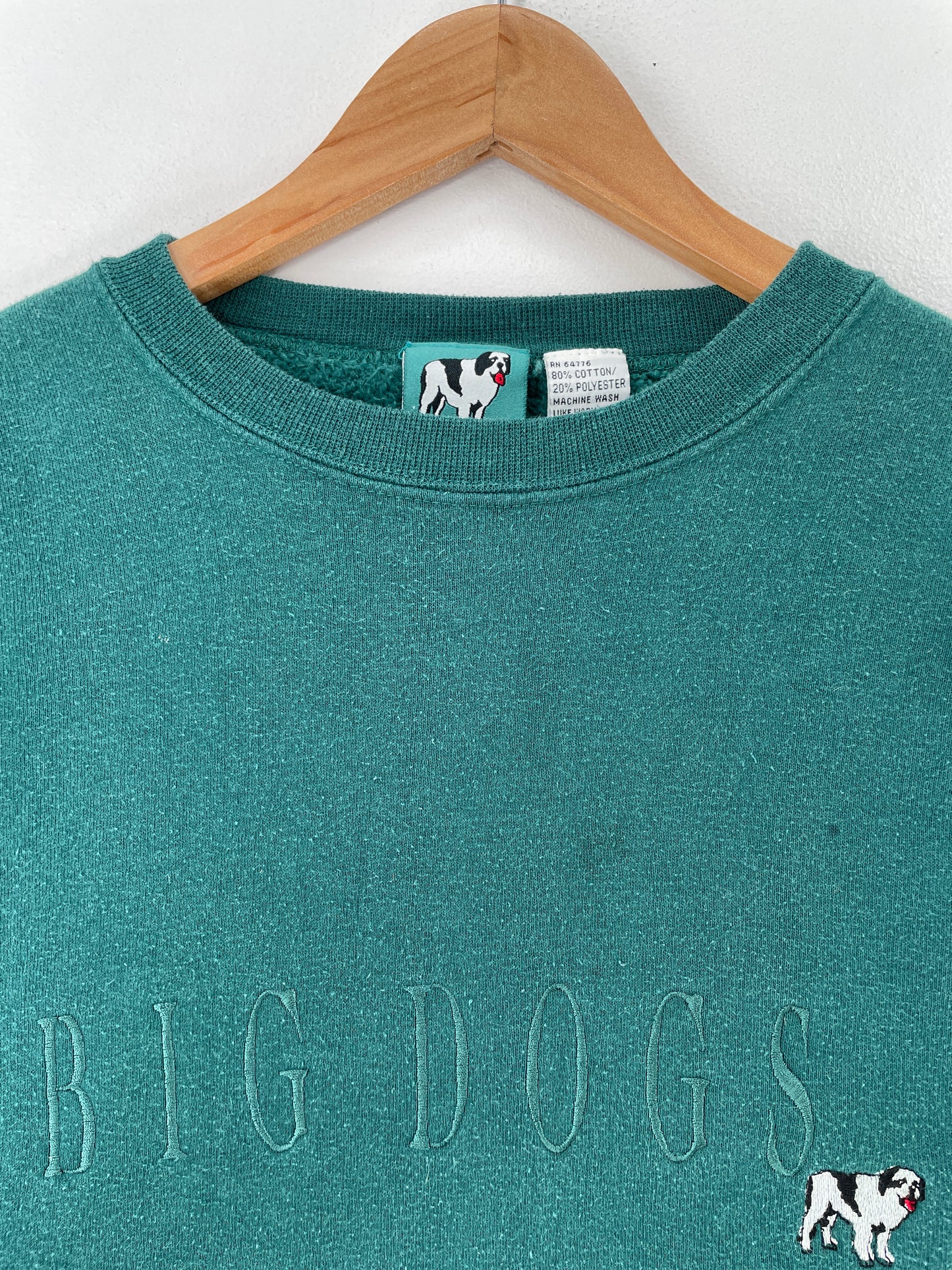 Vintage BIG DOGS Size L Animal Sweat-Shirt / F2855S