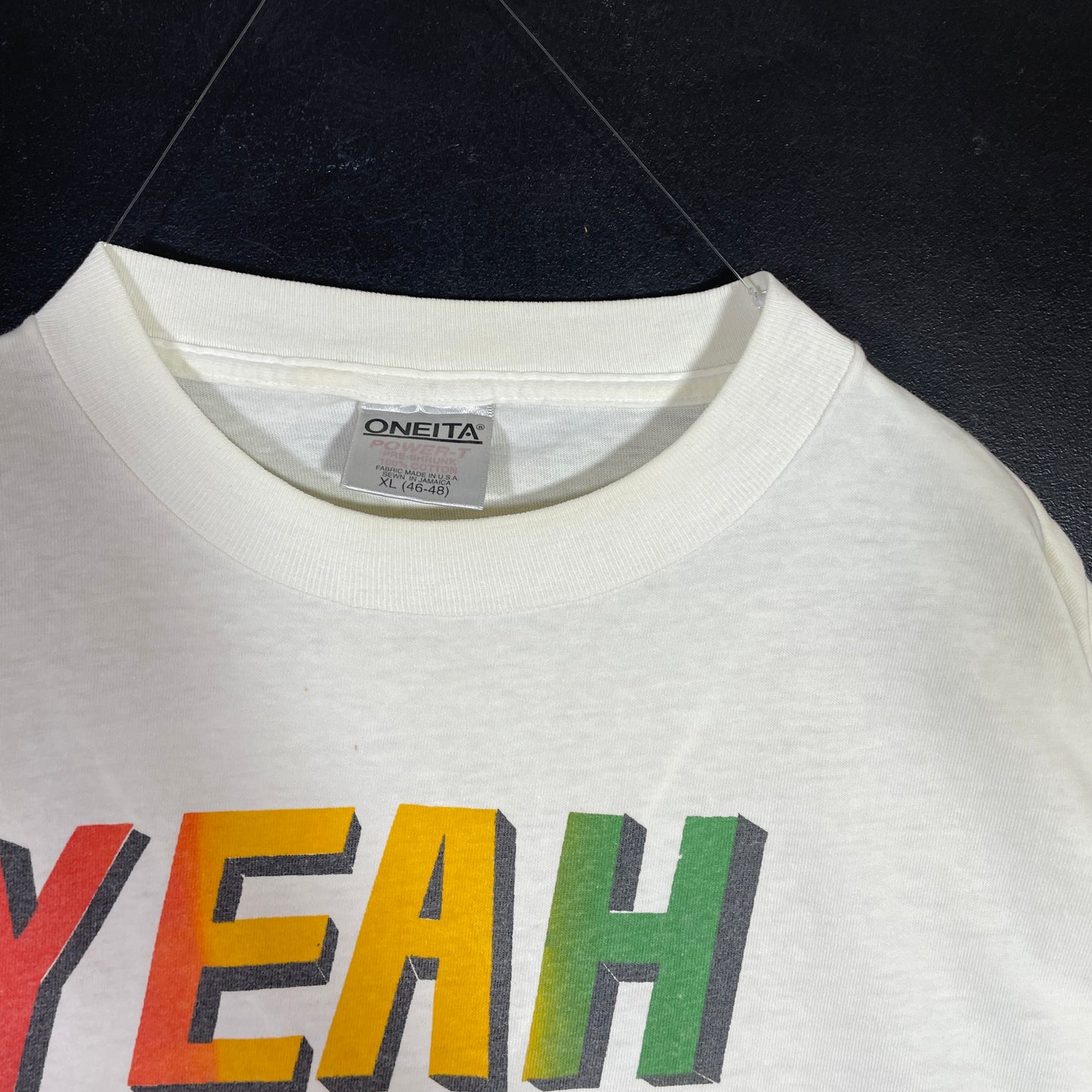 (XL) 90’s YEAH MAN! JAMAICA T-shirt / A0623T