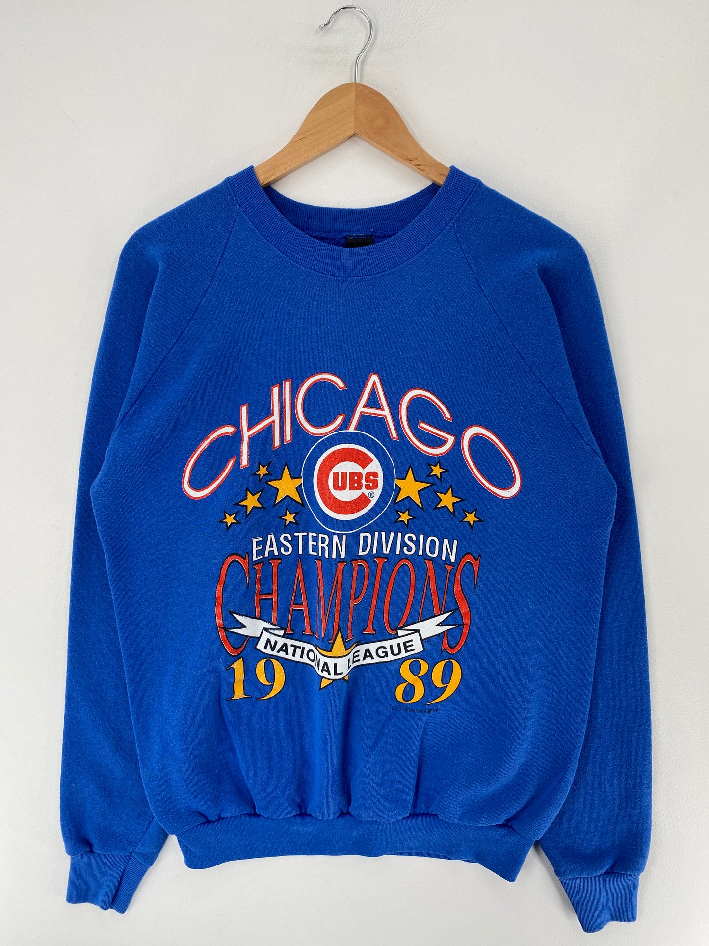 1989 CHICAGO NATIONAL LEAGUE Made in USA Size XL Vintage MLB Sweat-Shirt / F1211S