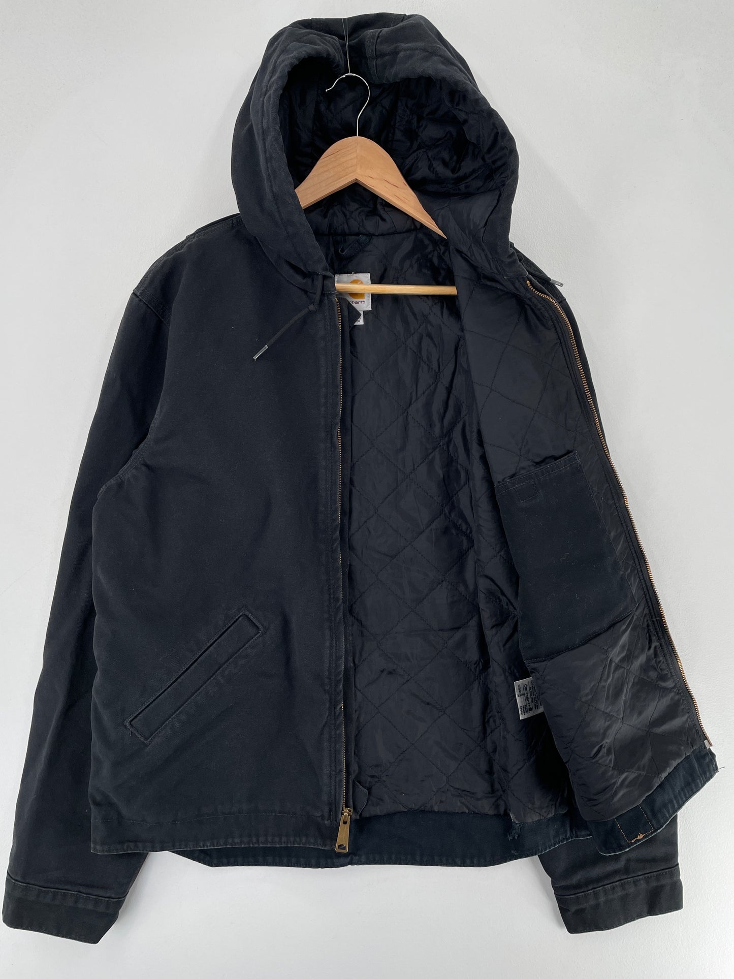 Vintage CARHARTT Size M Zip-Up Hoodie Duck Jacket / F3631J