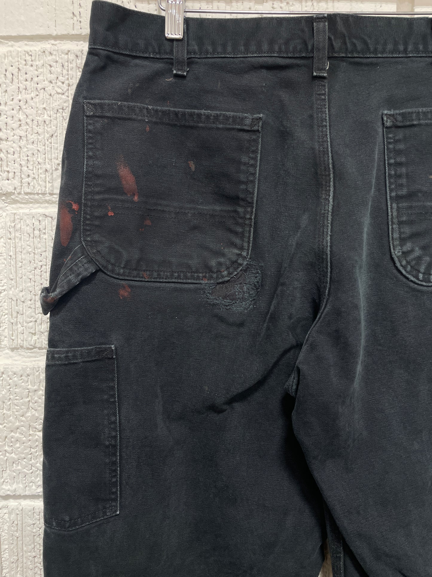 (W34xL31) Vintage CARHARTT Distressed Style Duck Pants / A1164P