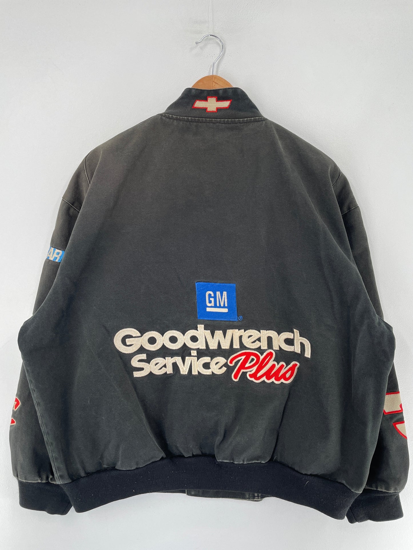.Vintage GOOD WRENCH SERVICE Size Approx. XL Racing Jacket/ F7193J