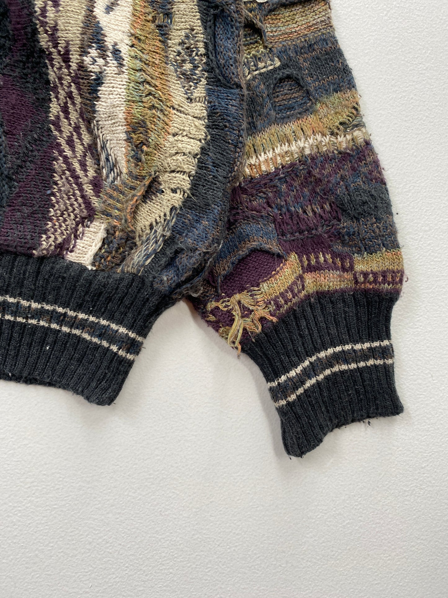 Vintage 3D COOGI-Style Size S Knit Sweater / G6498K