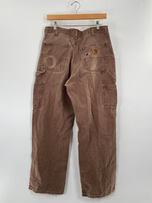 Vintage CARHARTT Size W31 x L29 Duck Pants / F7492P