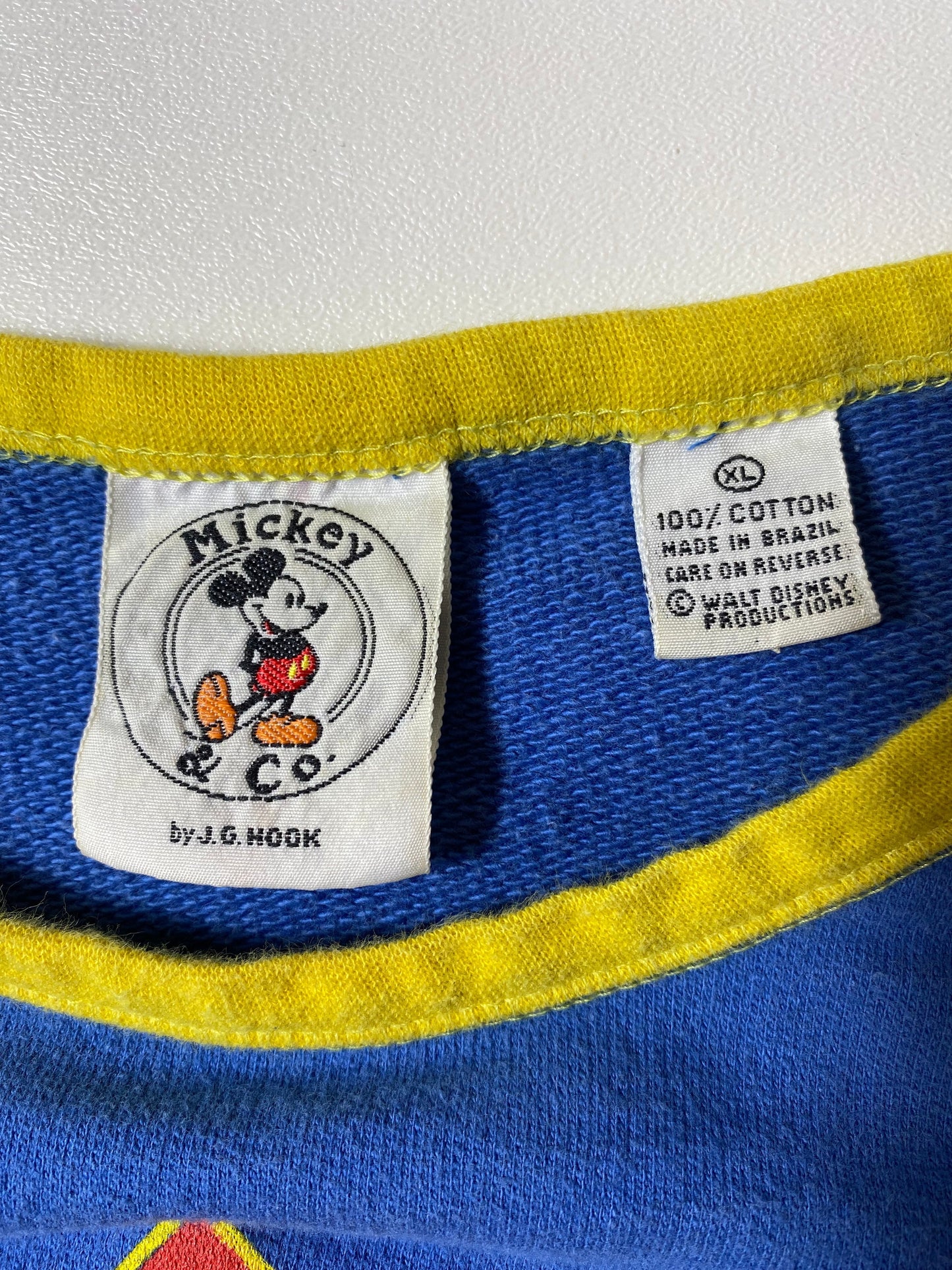 90’s DISNEY MICKEY Size XL Vintage Sweat-shirt / G4340S