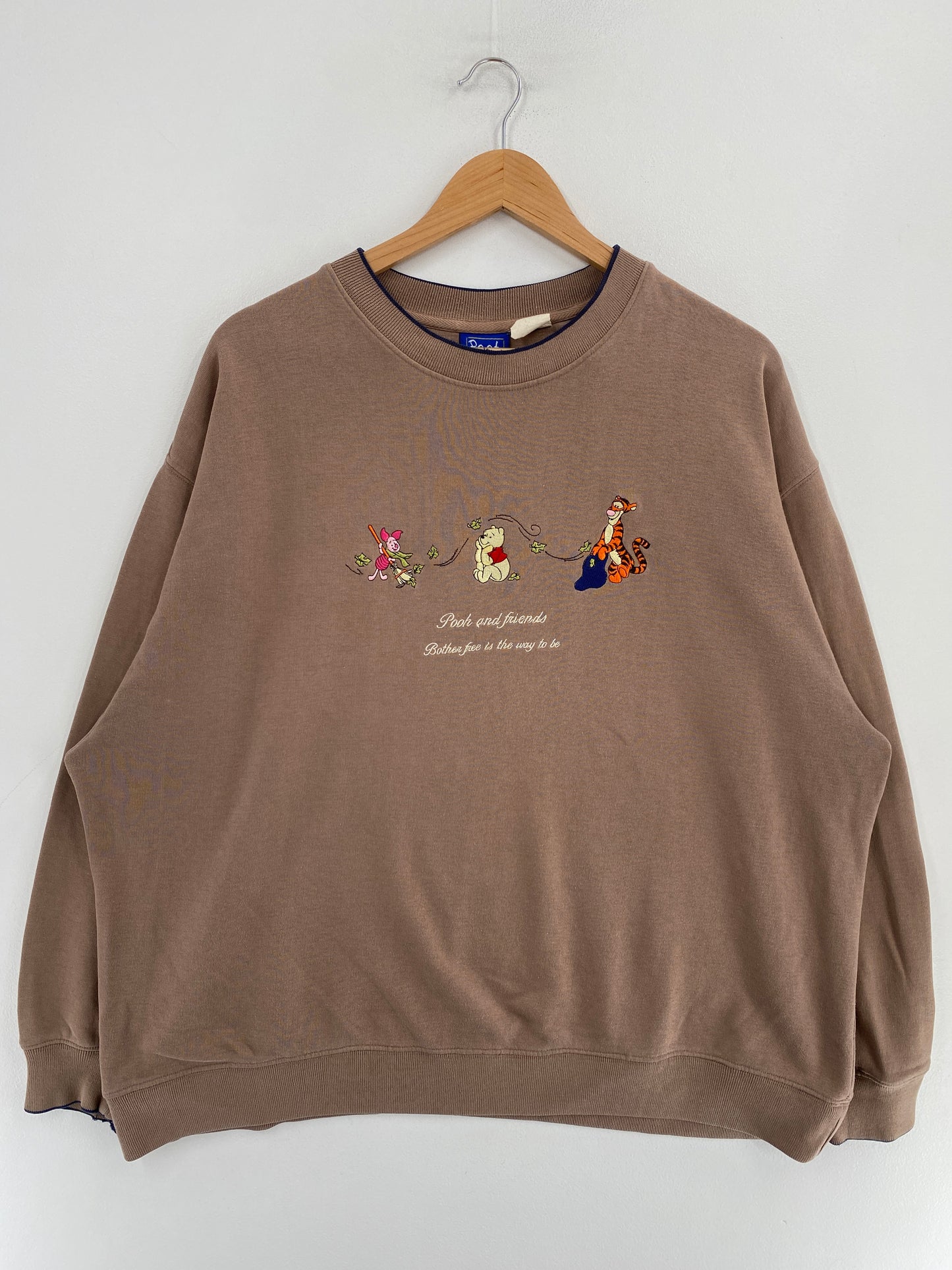 Vintage DISNEY POOH DISNEY Size Approx. Ladies XL Sweat-Shirt / G3547S