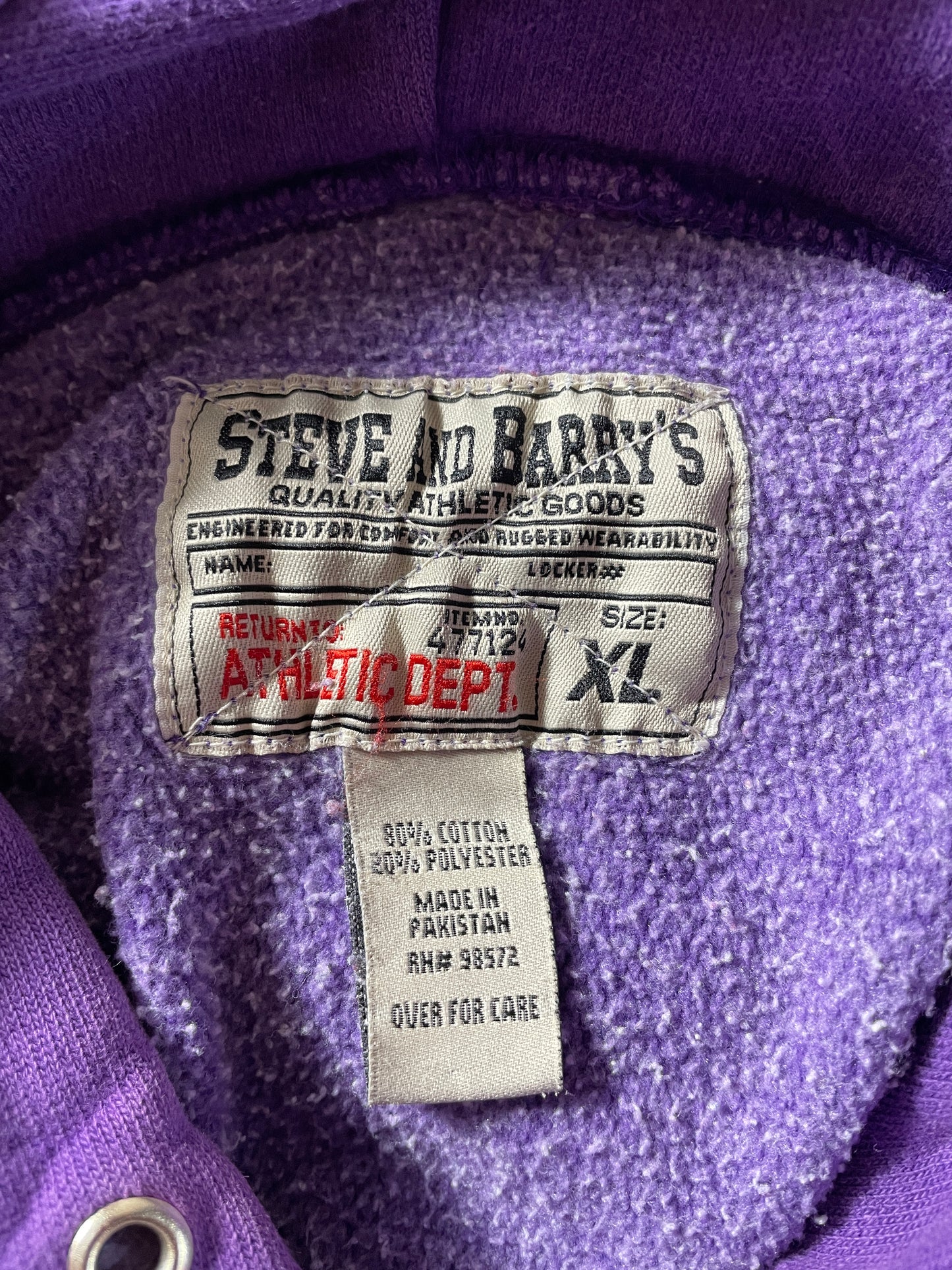 Vintage LOUISIANA STATE UNIVERSITY Size XL College Sweat-Shirt / F5055S