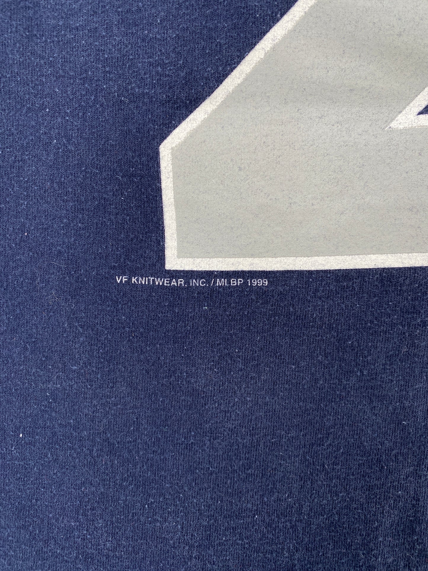 1999 JETER NEW YORK YANKEES Size XL Vintage MLB T-shirt / F8314T