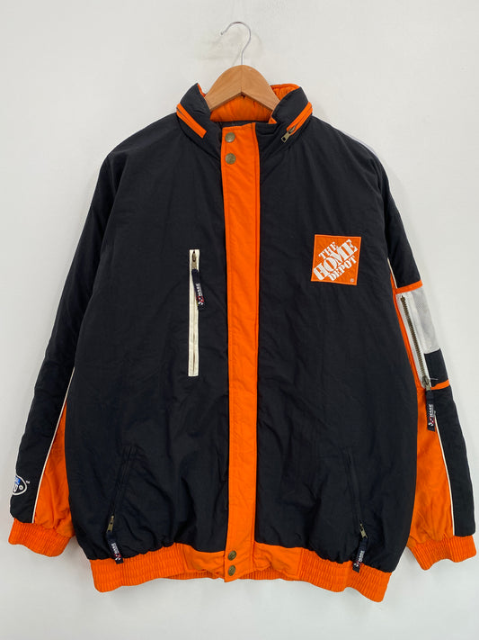Vintage NASCAR x HOME DEPOT TONY STEWART Size M Racing Padded Nylon Jacket / G5835N