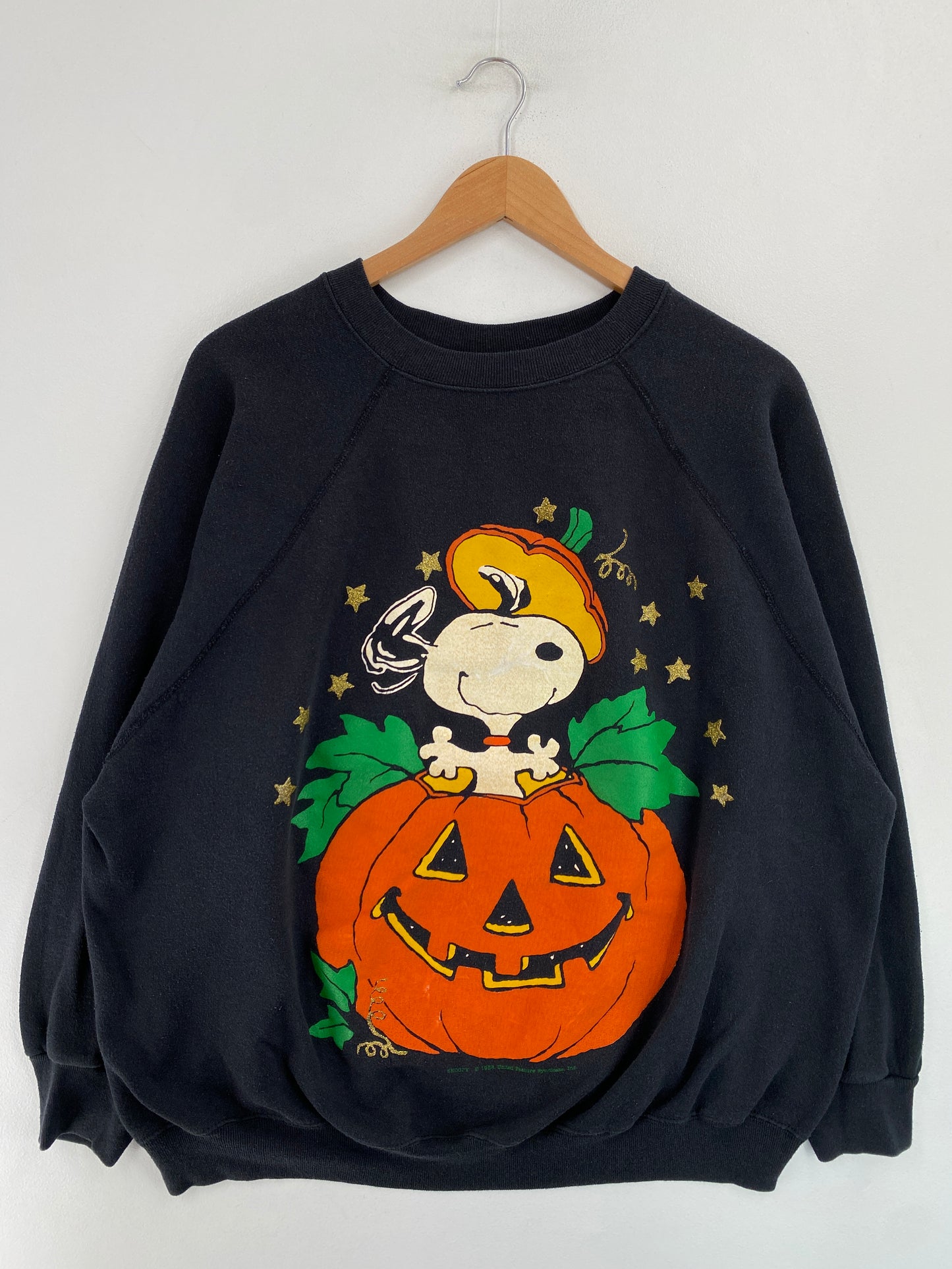 90's SNOOPY HALLOWEEN Made in USA Size Ladies XXL Vintage Sweat-shirt / G4660S