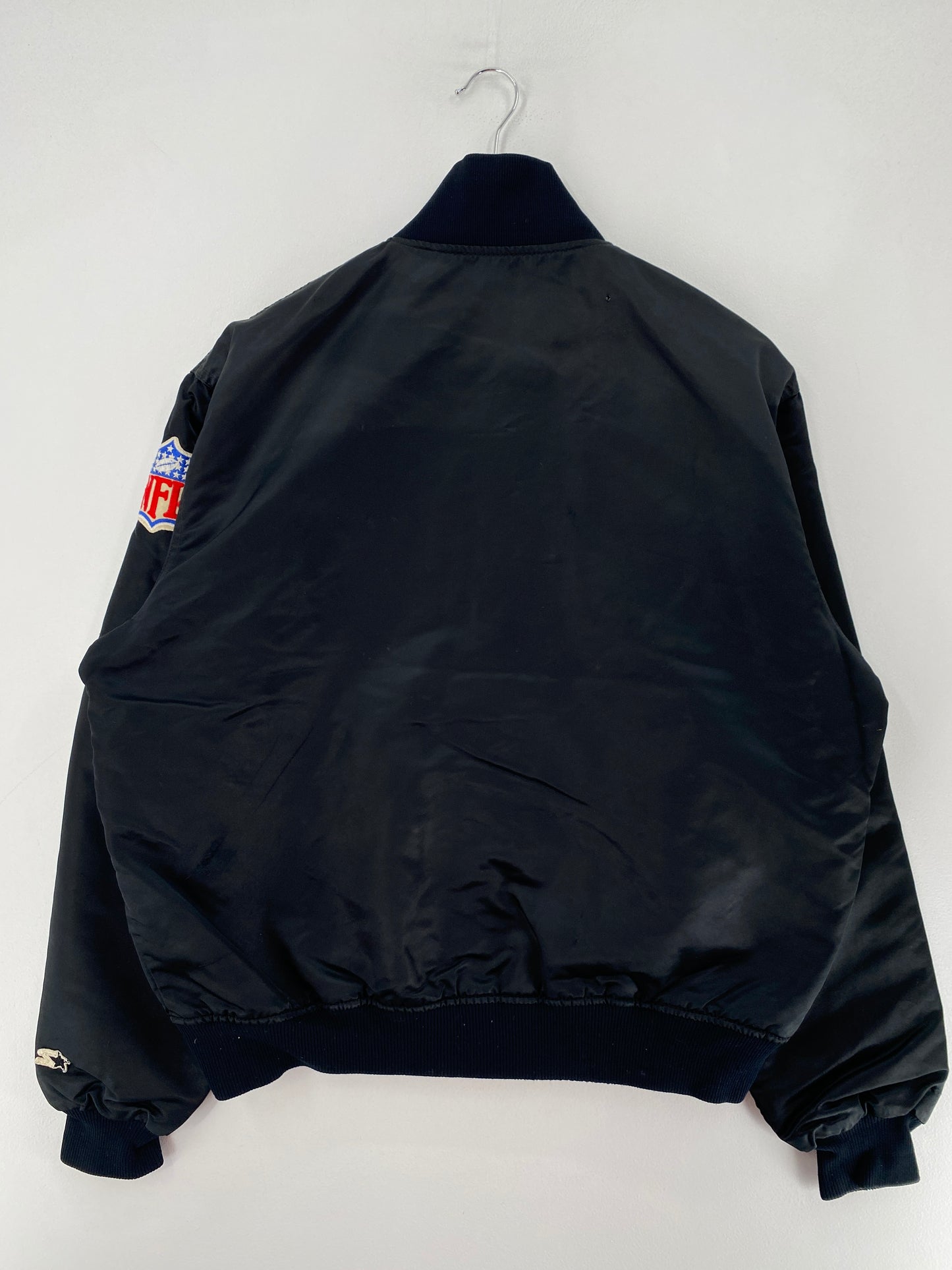 90’s STARTER x LAS VEGAS RAIDERS Made in USA Size L Vintage NFL Padded Nylon Jacket / F6060N