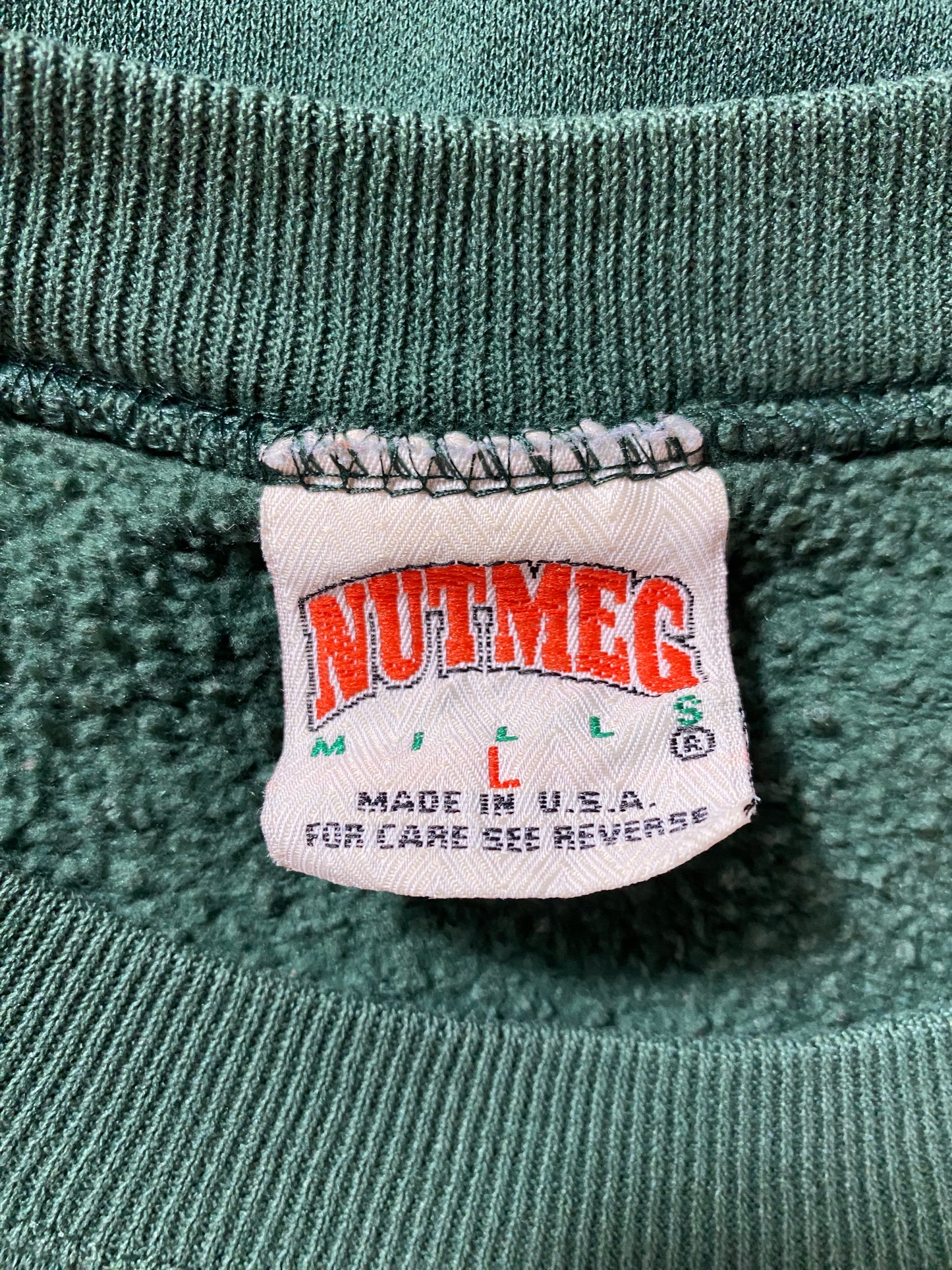 90's GREEN BAY PACKERS Made in USA Size L Vintage NFL Sweat-Shirt / G4605S