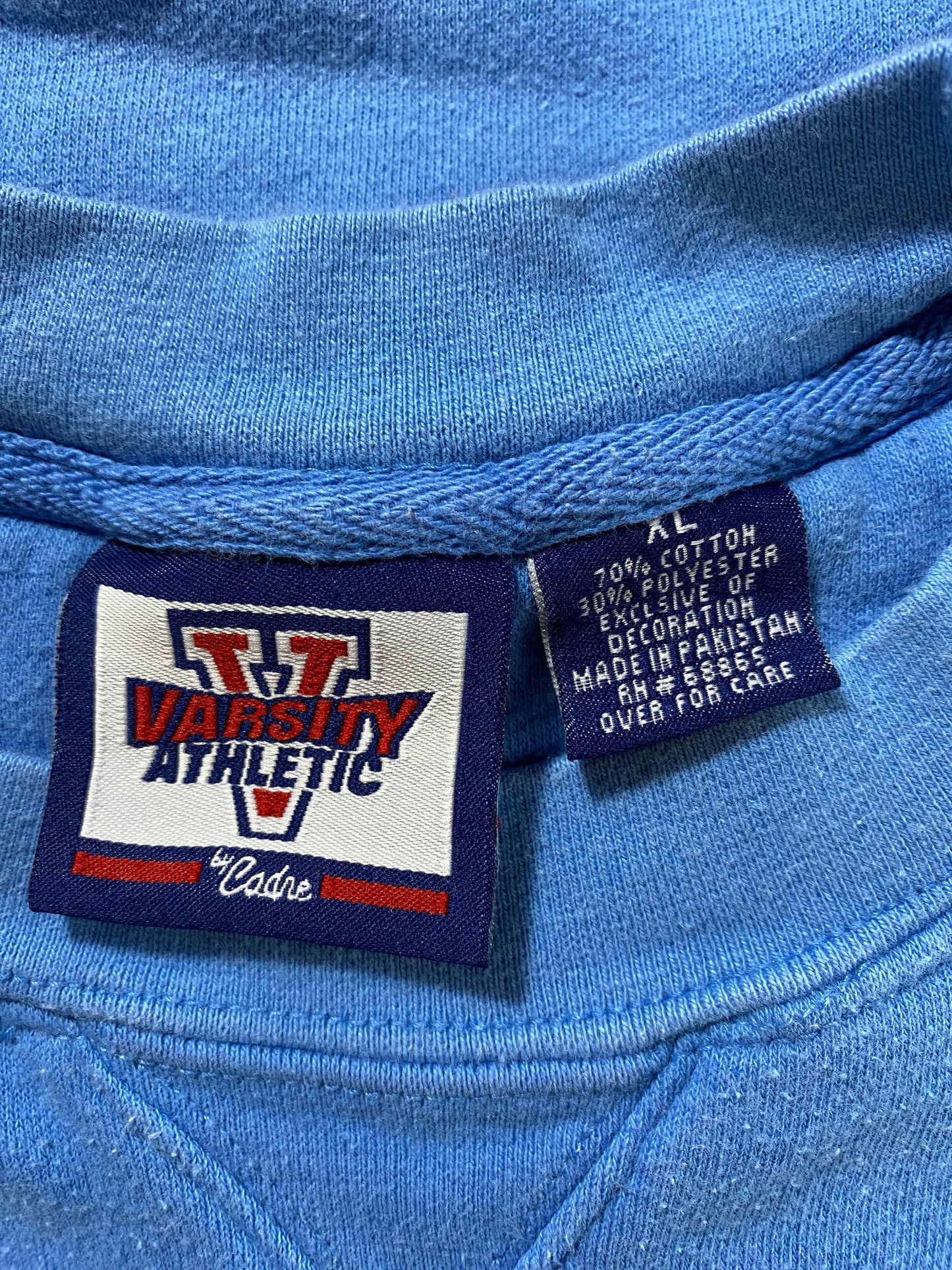 Vintage NORTH CAROLINA TAR HEELS Size XL College Sweat-Shirt / G1677S