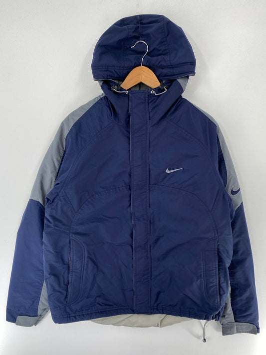 00’ NIKE Size Approx. M Nylon Padded Zip-up Jacket  / F6415N