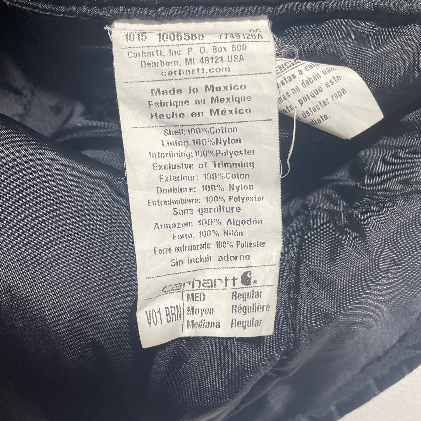 (M) Vintage CARHARTT Duck Vest Jacket / A0893J