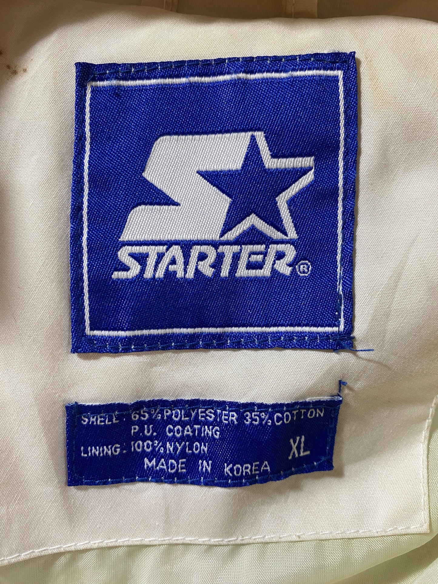 90’s STARTER x IOWA HAWKEYES Size XL Nylon Jacket / G4770N