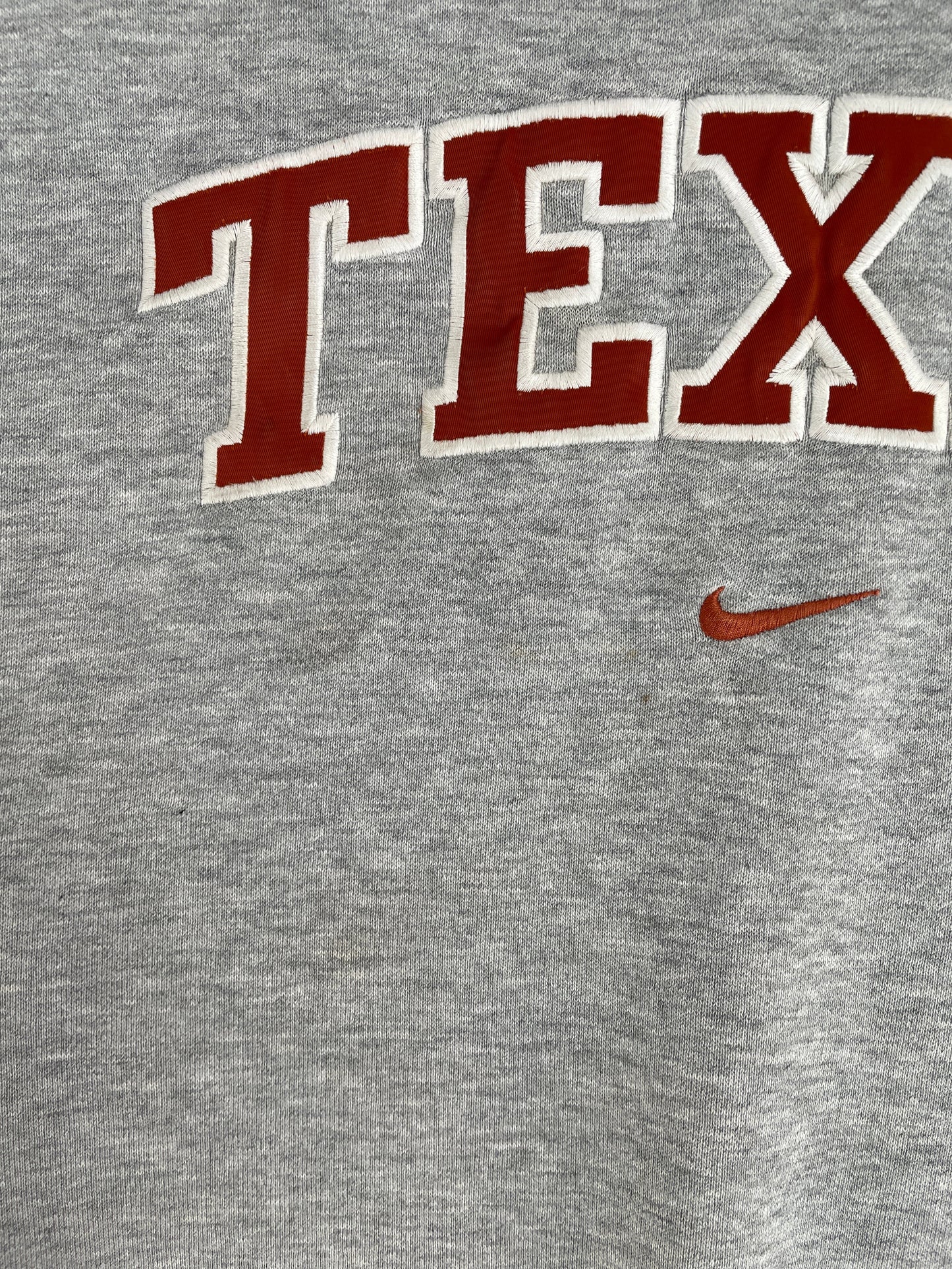 00' NIKE x TEXAS Size XXL Vintage College Sweat-shirt / F9384S