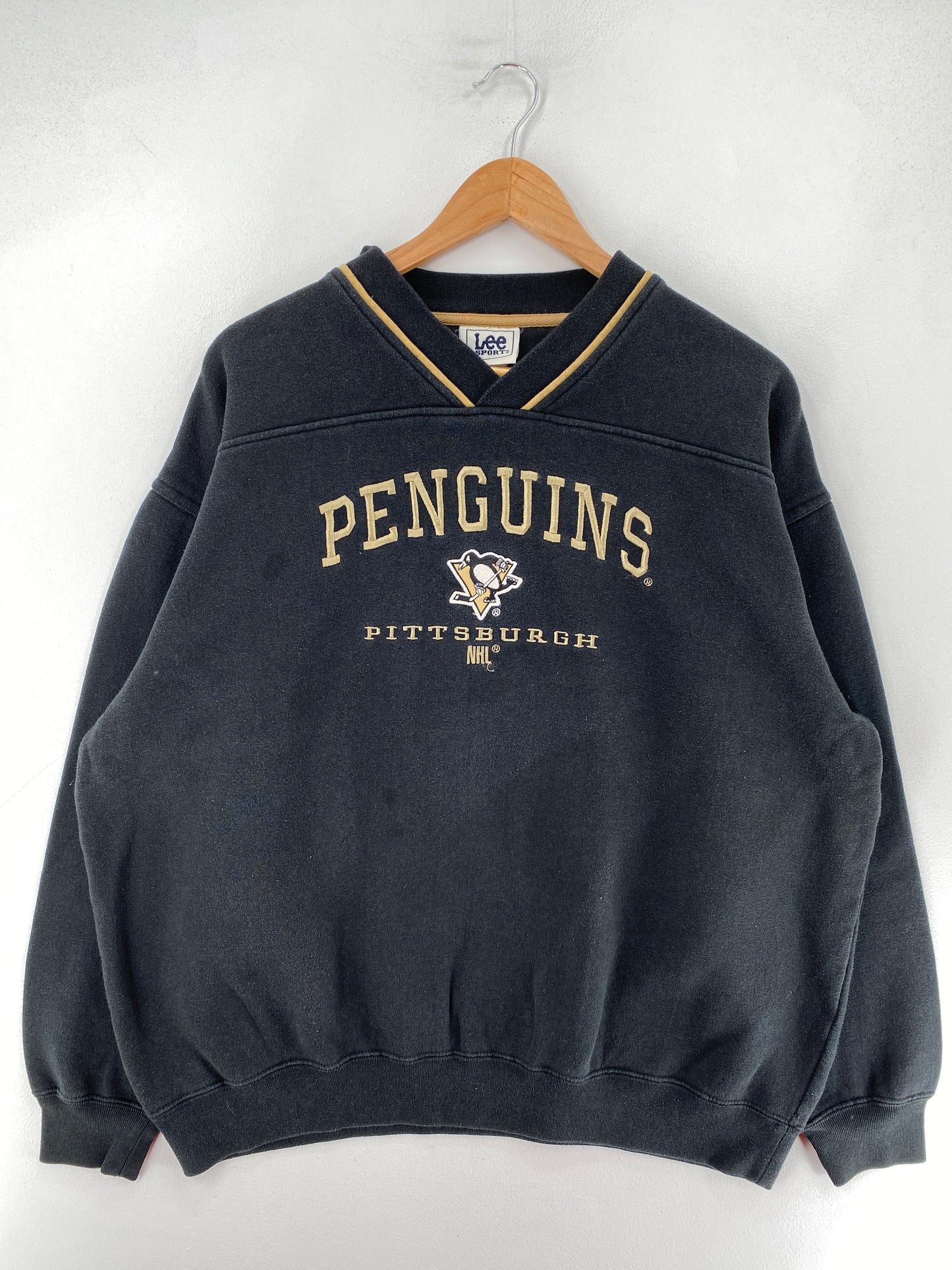 00’ PITTSBURGH PENGUINS Size Approx.L NHL Sweat-Shirt / F6052S
