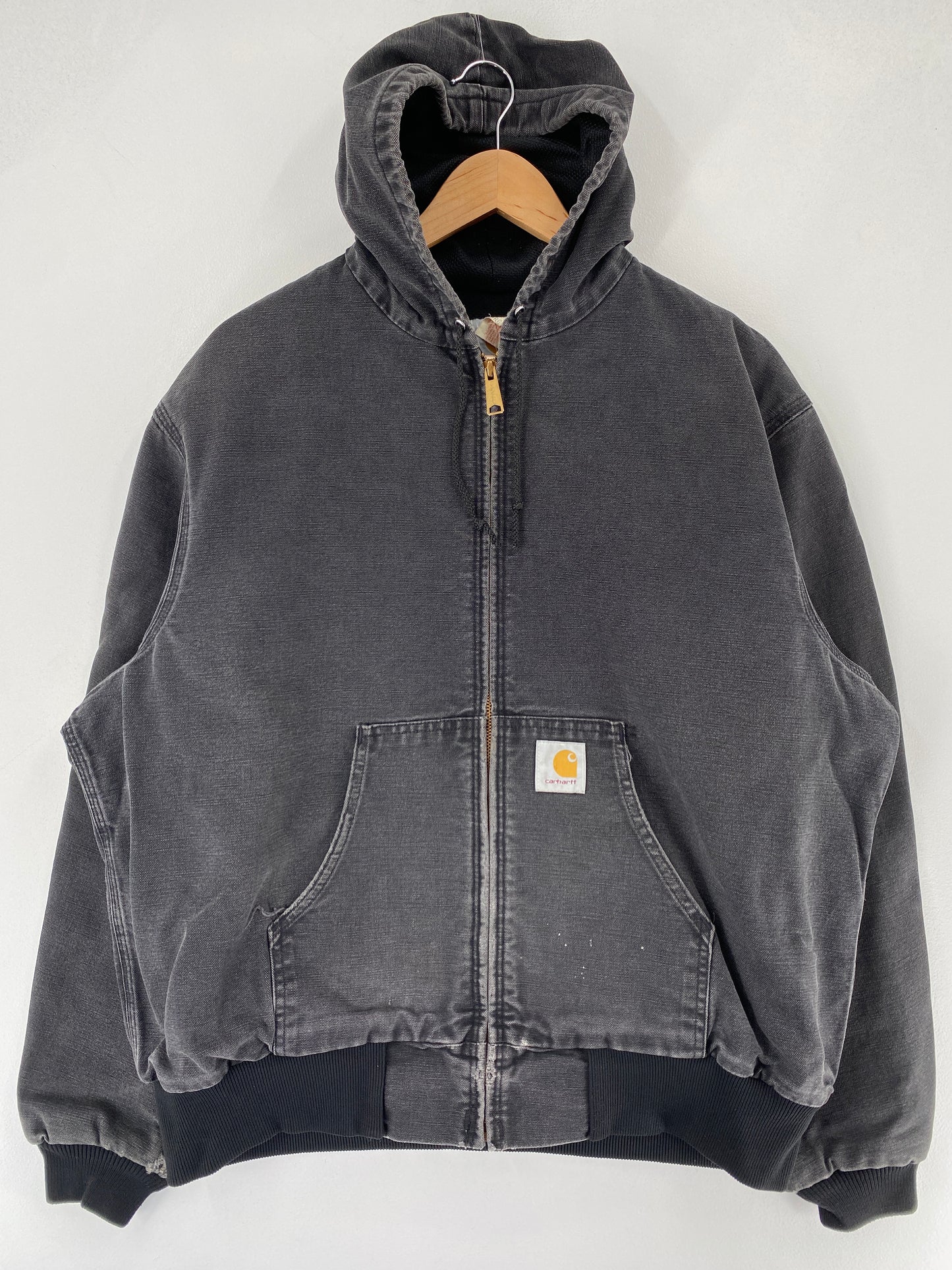 90's CARHARTT Made in USA Size XL Vintage Zip-Up Duck Jacket / F4097J