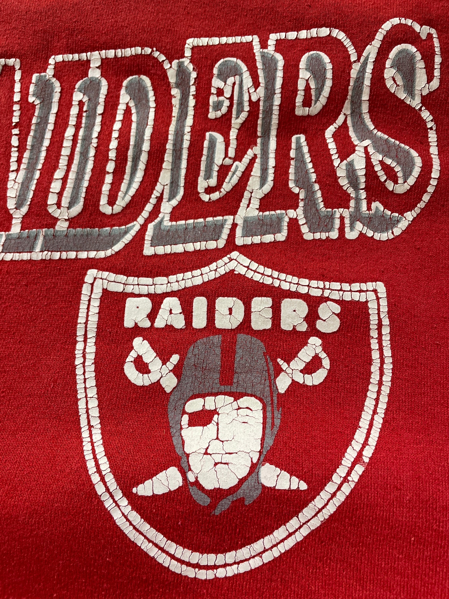 90’s RAIDERS Made in USA Size XL Vintage NFL Sweat-Shirt / G4174S