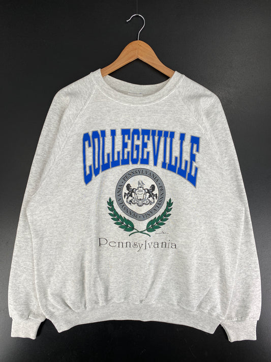 1992 PENNSYLVANIA COLLEGE VILLE  Made in USA Size XL Vintage College Sweat-Shirt / G2449S