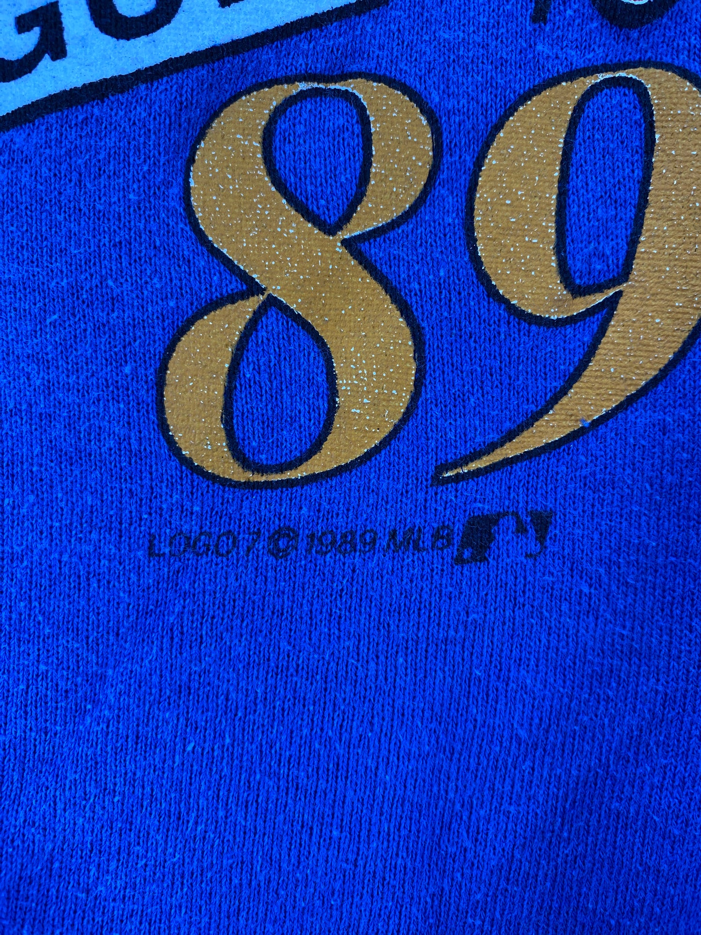 1989 CHICAGO NATIONAL LEAGUE Made in USA Size XL Vintage MLB Sweat-Shirt / F1211S