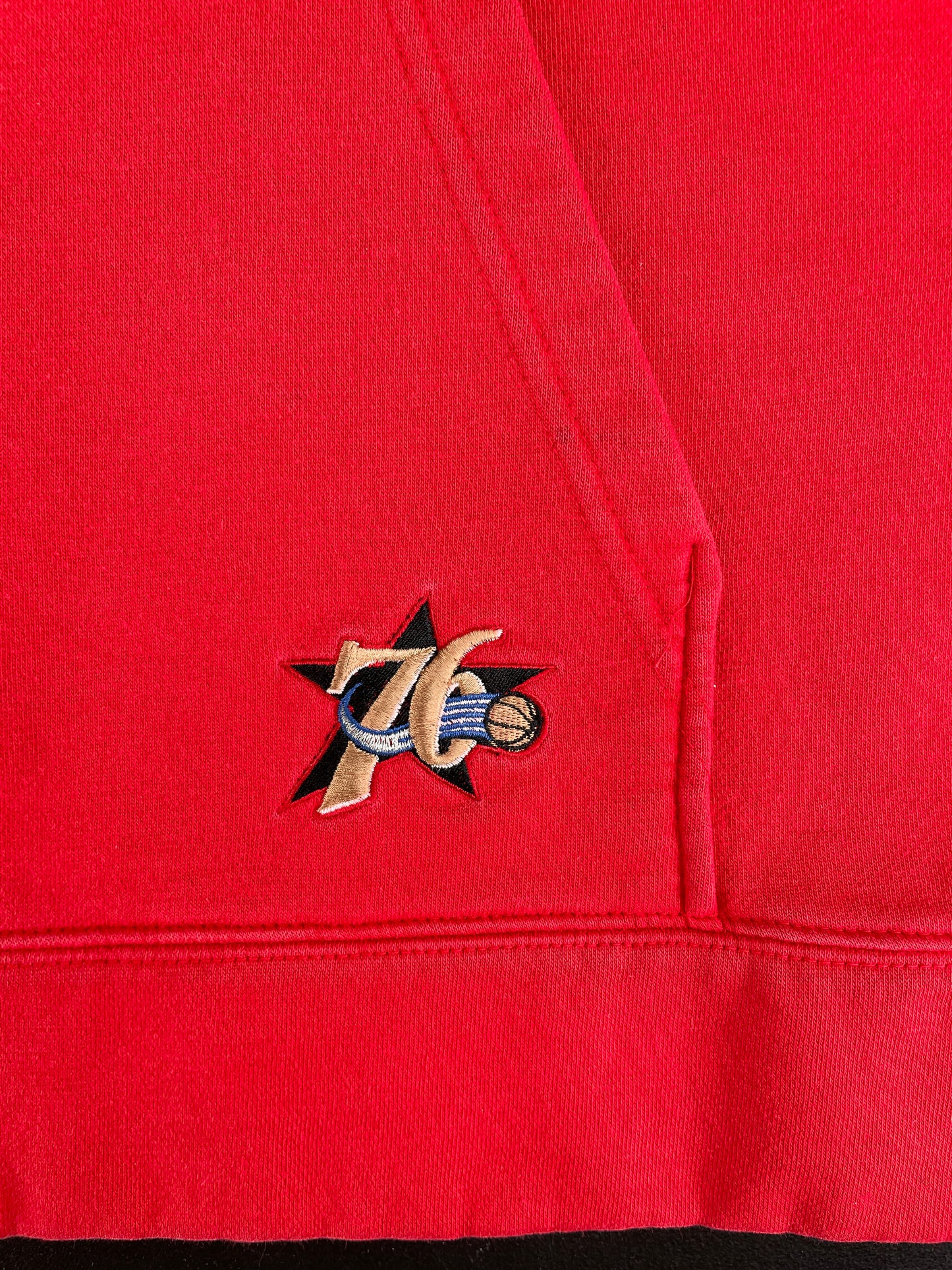 00' NIKE x PHILADELPHIA 76ERS  Size L Vintage NBA Hoodie Sweat-shirt/ F8605S