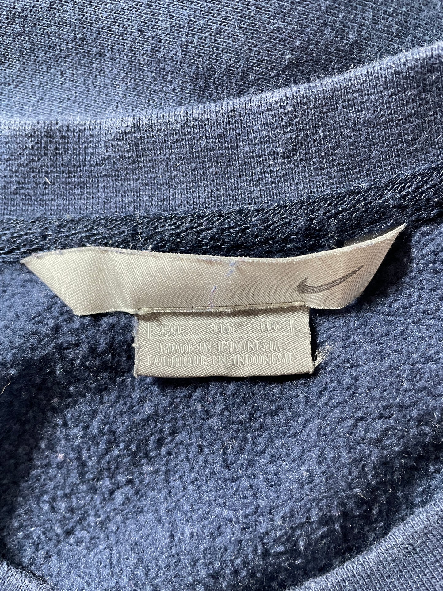 00' NIKE MINI SWOOSH Size XXL Vintage Sweat-Shirt / F4226S
