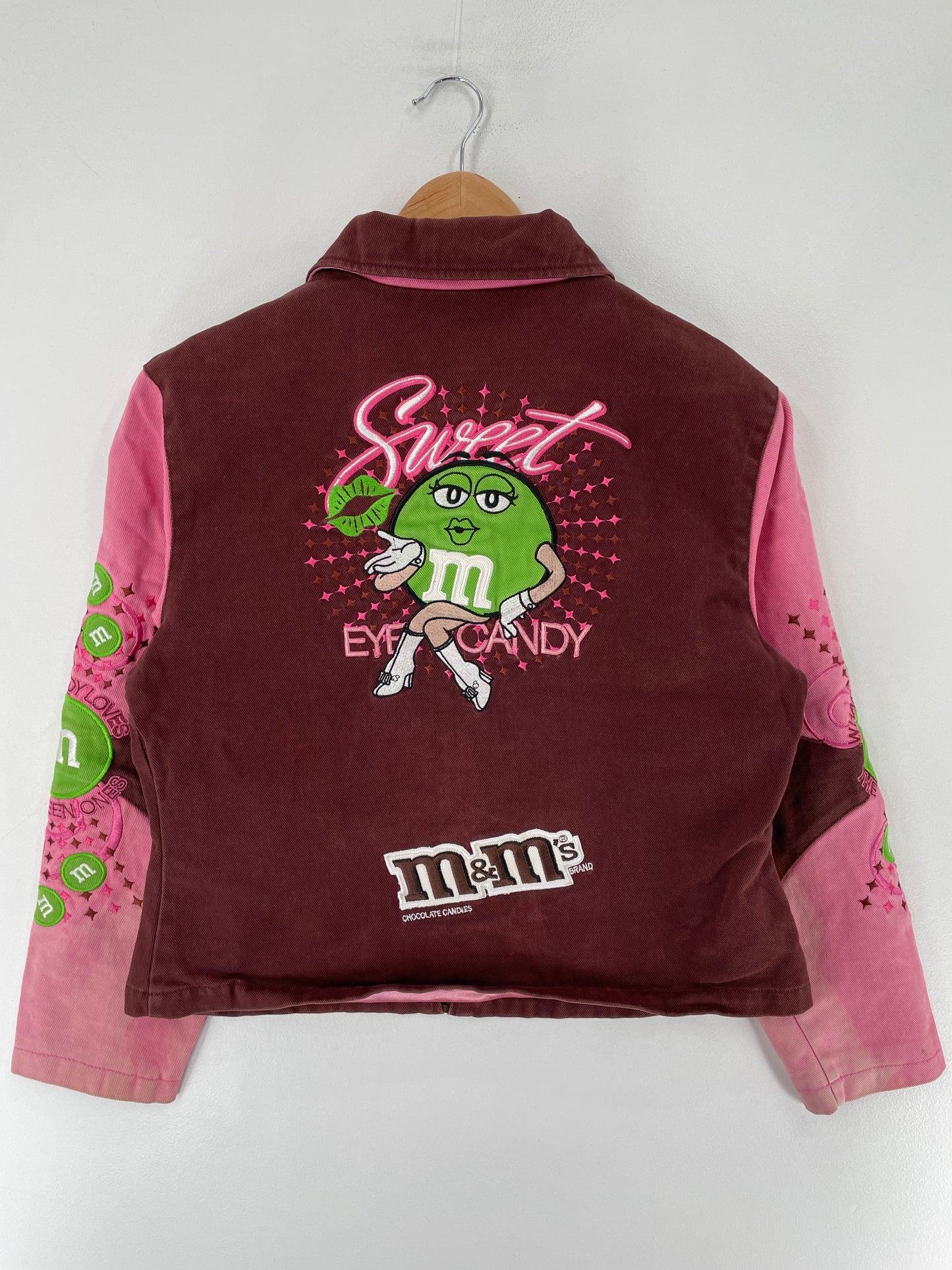 .Vintage M&M's Size L (Kids) Racing Jacket / F2647J