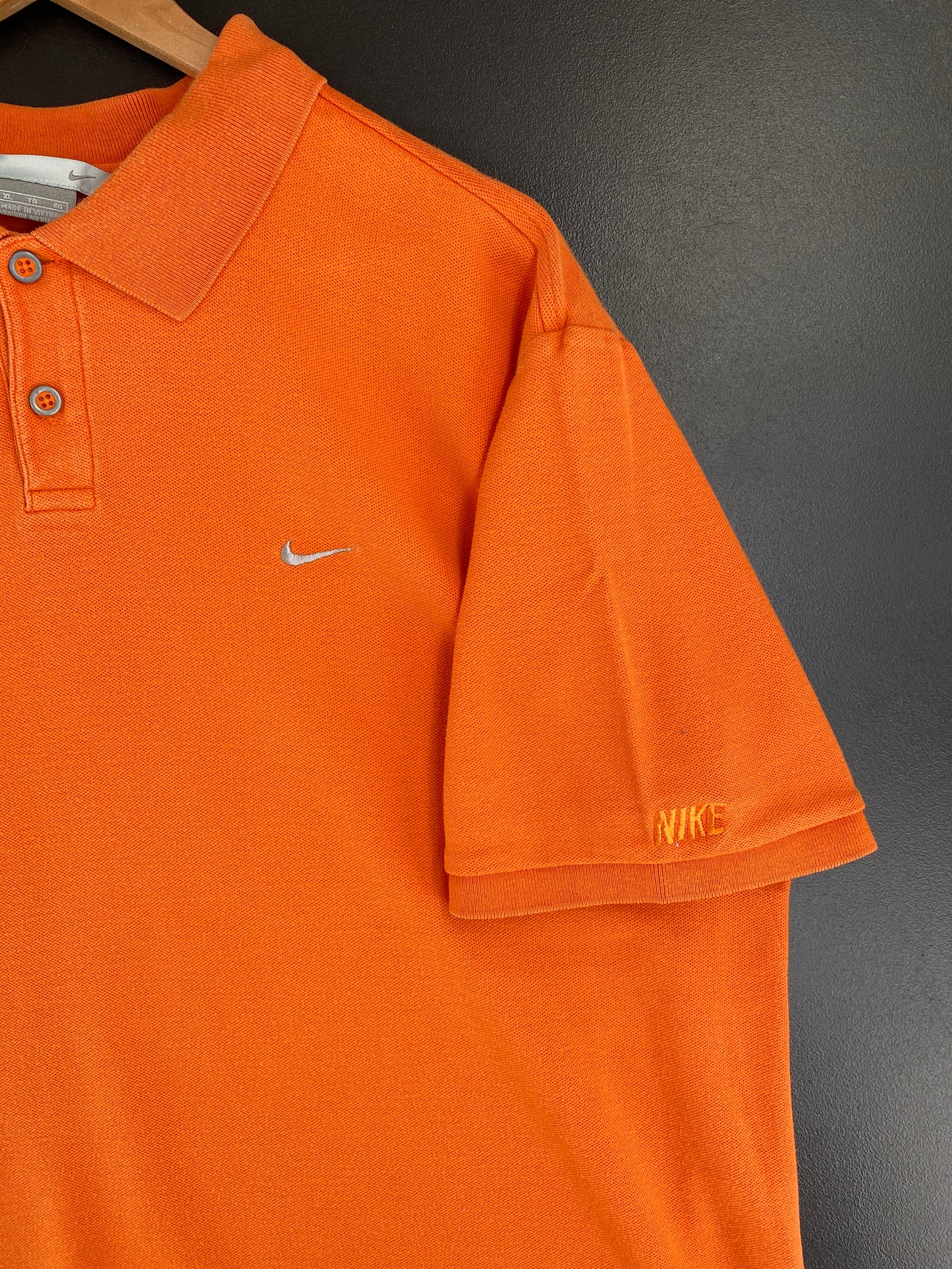 00’ NIKE MINI SWOOSH Size XL Vintage Polo-shirt / G2864B