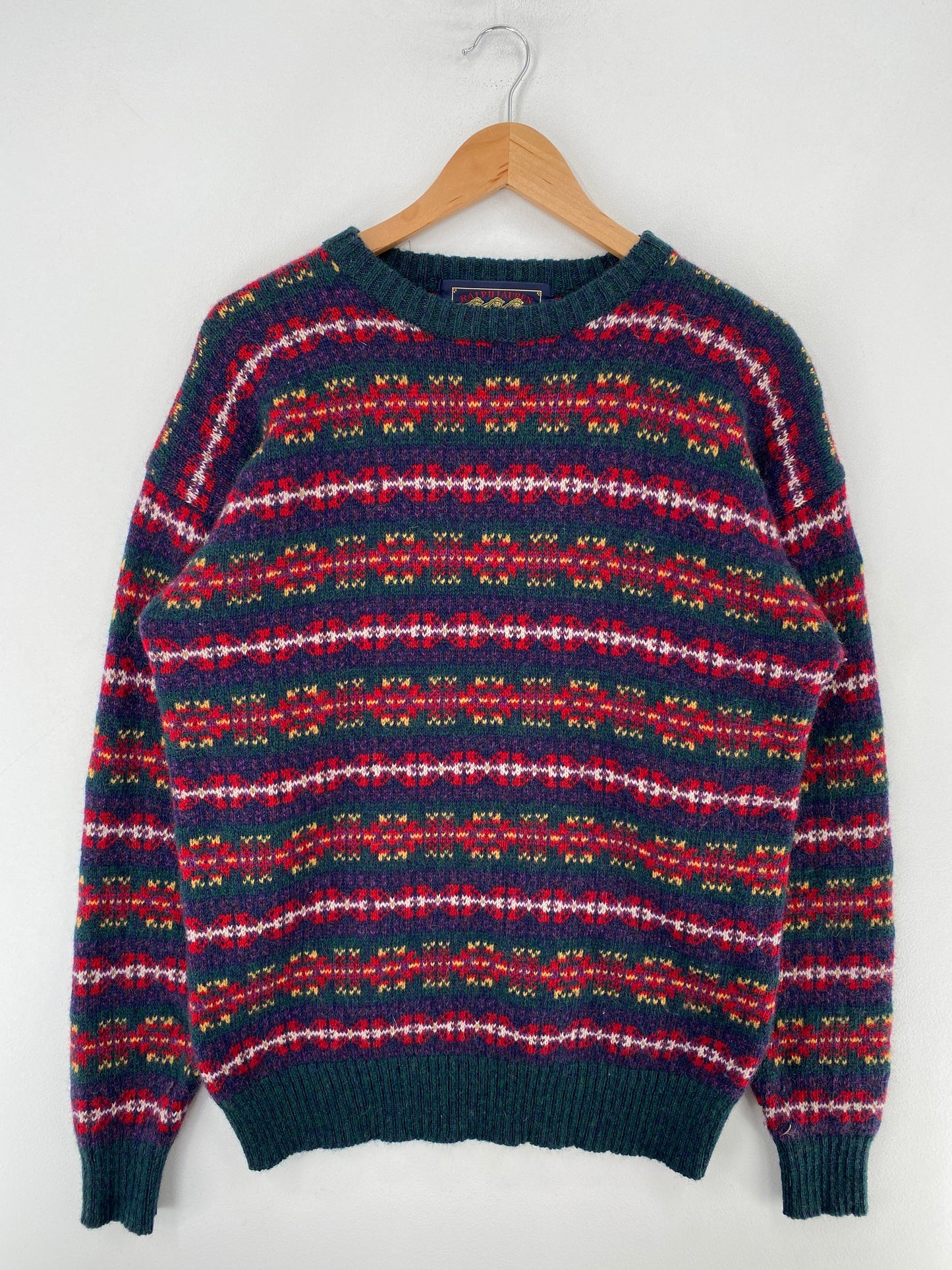 90’s RALPH LAUREN CHAPS Size L Wool Knit Sweater / G5311K