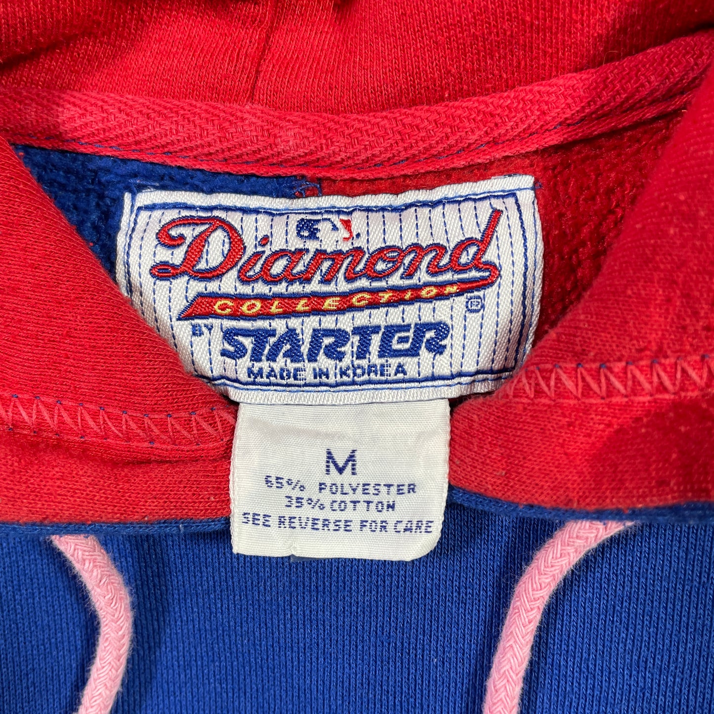 (M) 90’s STARTER x CHICAGO CUBS MLB Hoodie Sweatshirt / A1002S