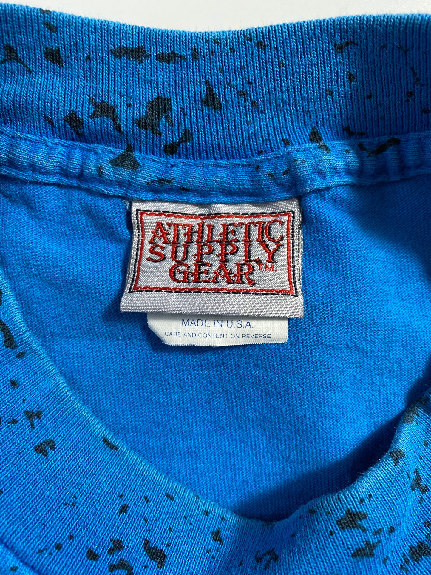 90's ATHLETIC SUPPLY GEAR CYCLING Made in USA Size XL Vintage T-Shirt / G6328T