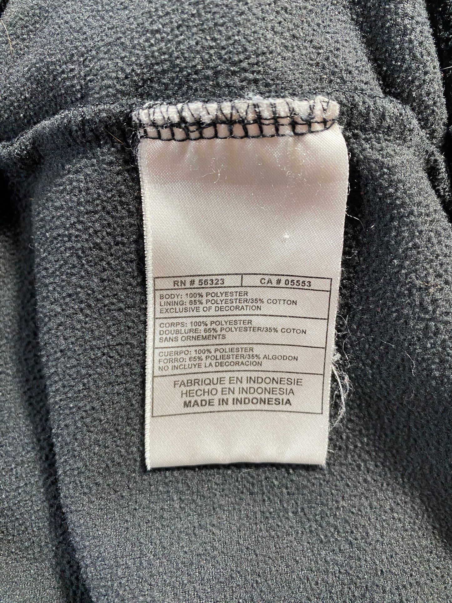 00' NIKE MINI SWOOSH Size XL Vintage Half Zip Fleece Jacket / F6563F