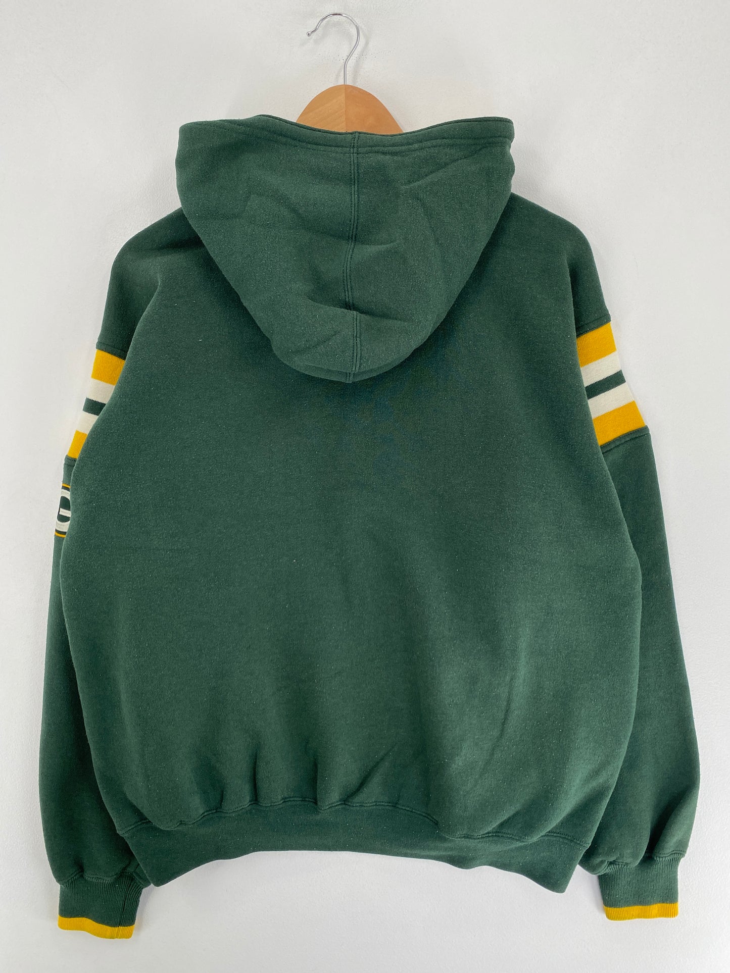 90’s GREEN BAY PACKERS Size M NFL Hoodie Sweat-Shirt / F5547S