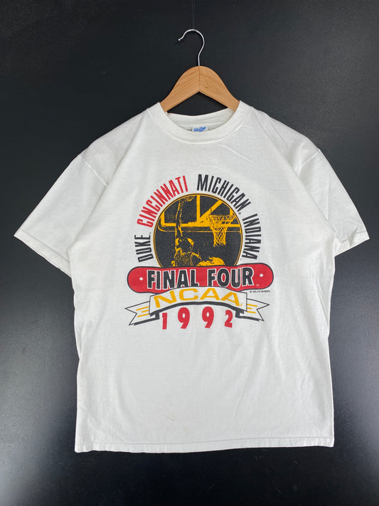 1992 NCAA FINAL FOUR Size L Vintage College T-shirt / F3472T