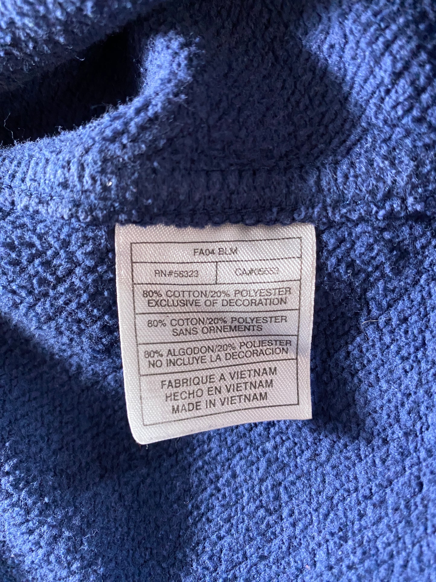 00' NIKE x KANSAS Size S Vintage College Hoodie Sweat-Shirt / F4473S