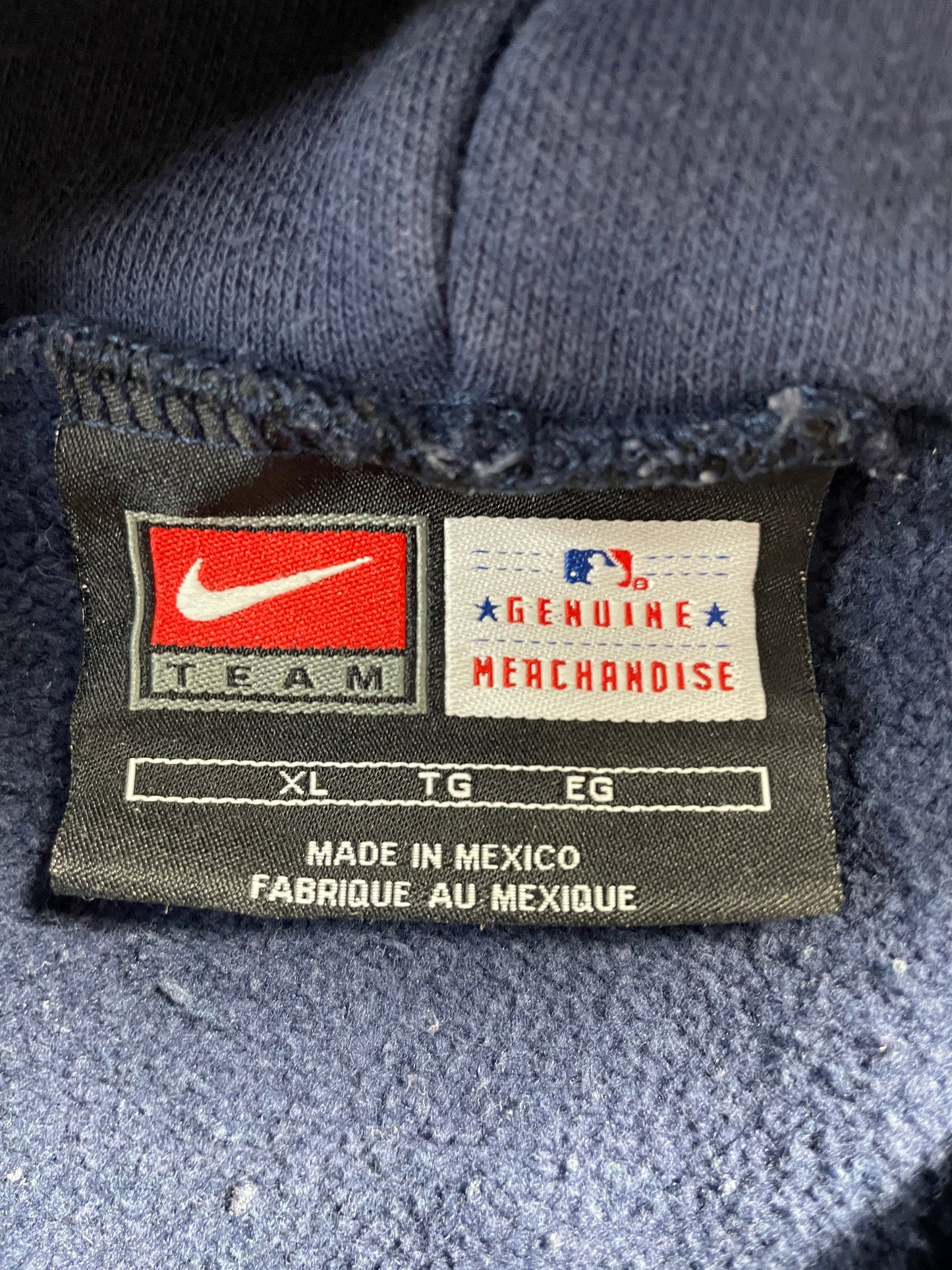 00' NIKE x RED SOX Size XL Vintage MLB Hoodie Sweat-shirt / G993S